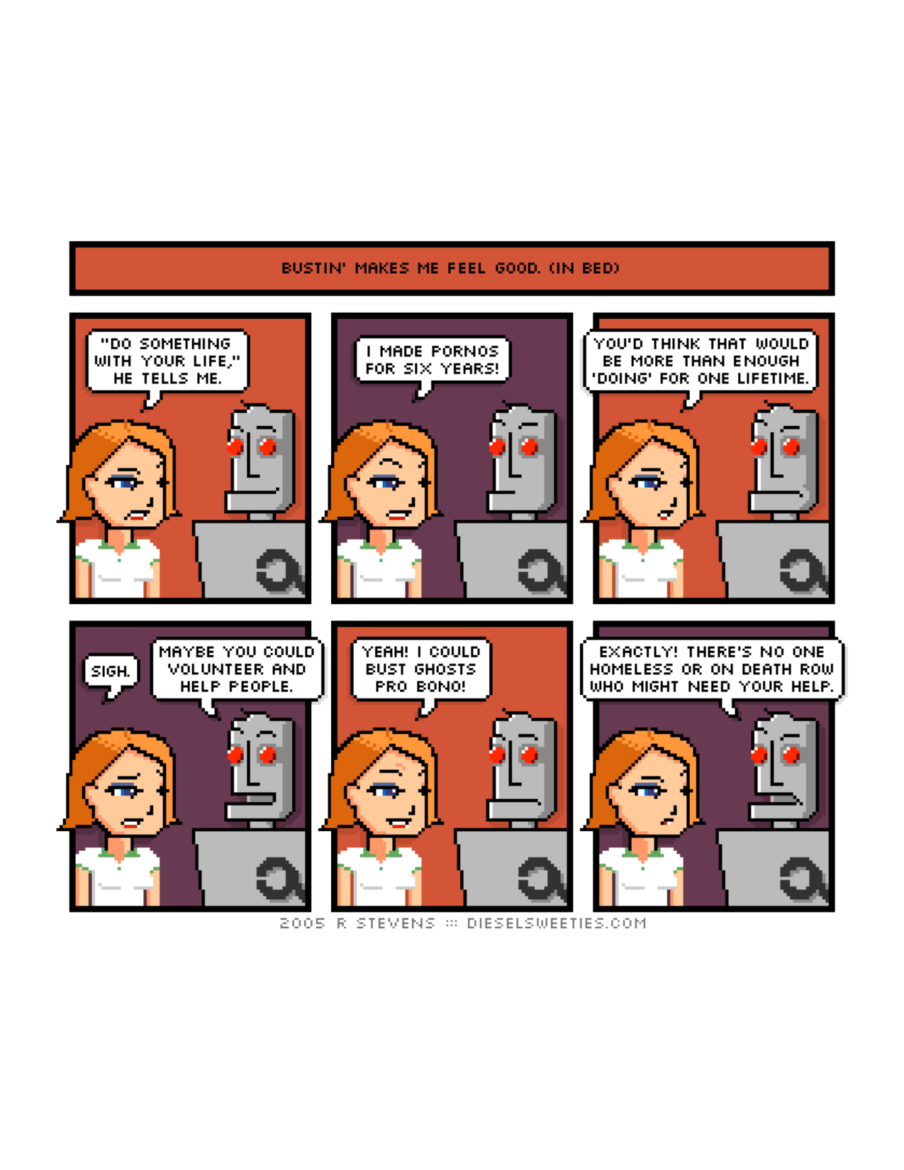 Diesel Sweeties (ebook volumes), page 129. Diesel Sweeties by R. Stevens, CC BY-NC. https://dieselsweeties.com/ebooks/