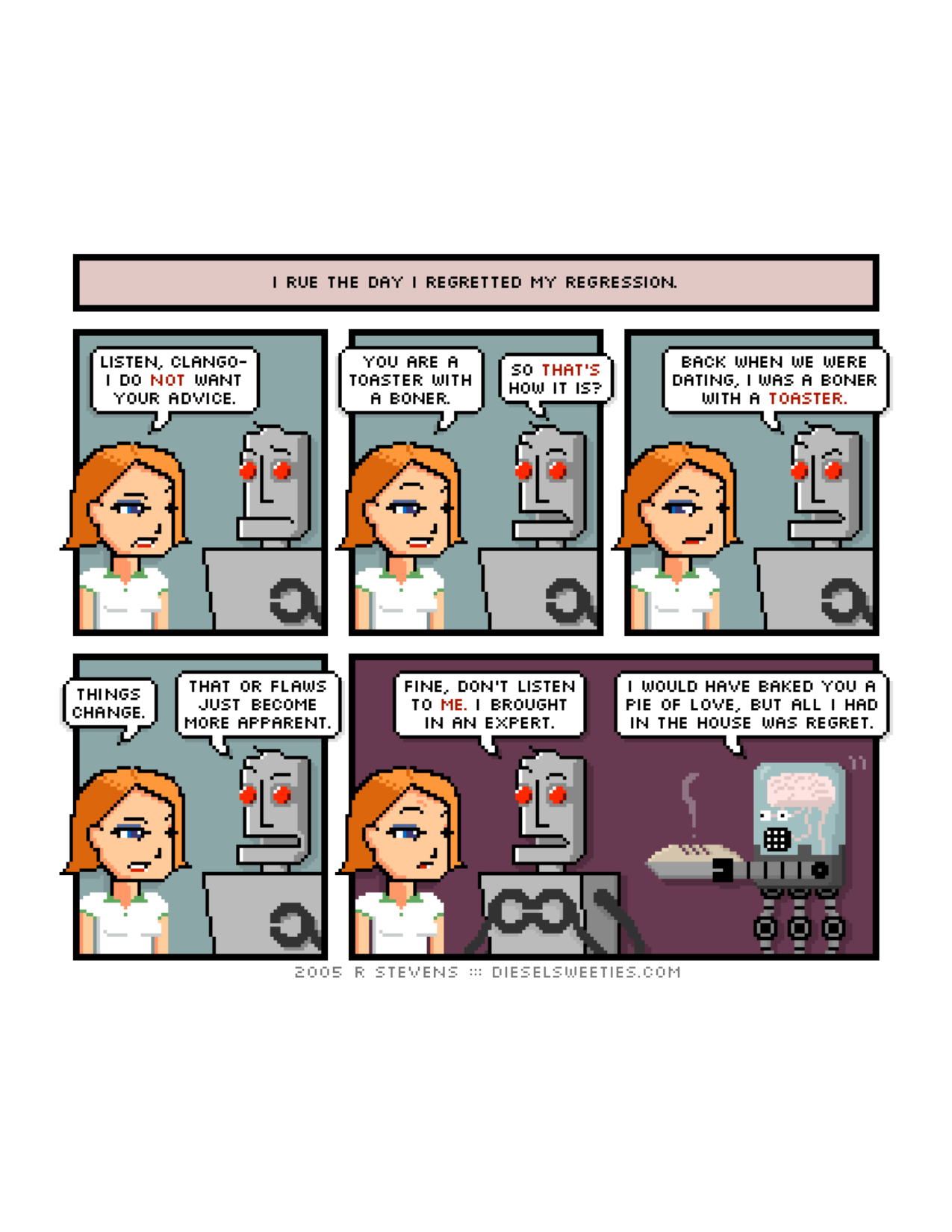Diesel Sweeties (ebook volumes), page 130. Diesel Sweeties by R. Stevens, CC BY-NC. https://dieselsweeties.com/ebooks/