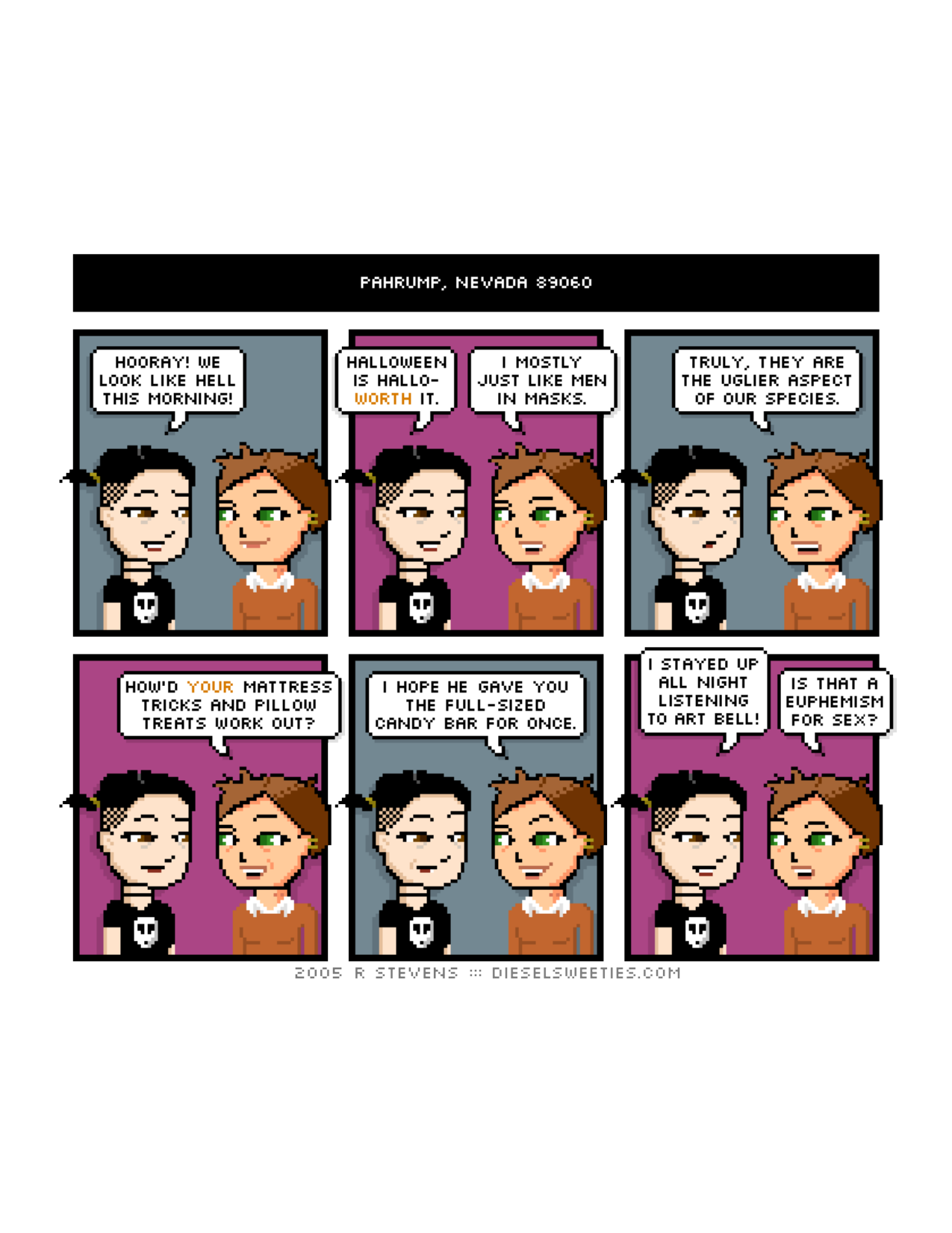 Diesel Sweeties (ebook volumes), page 148. Diesel Sweeties by R. Stevens, CC BY-NC. https://dieselsweeties.com/ebooks/