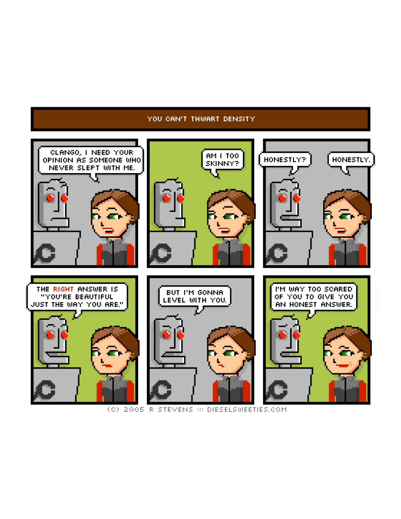 Diesel Sweeties (ebook volumes), page 178. Diesel Sweeties by R. Stevens, CC BY-NC. https://dieselsweeties.com/ebooks/
