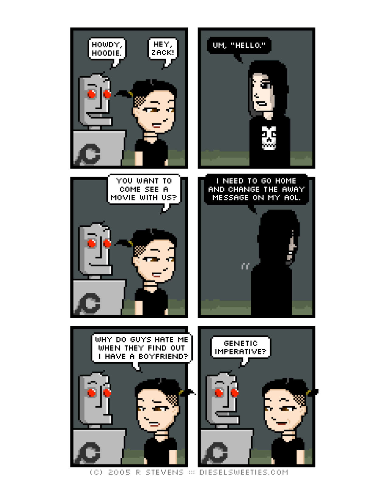 Diesel Sweeties (ebook volumes), page 21. Diesel Sweeties by R. Stevens, CC BY-NC. https://dieselsweeties.com/ebooks/