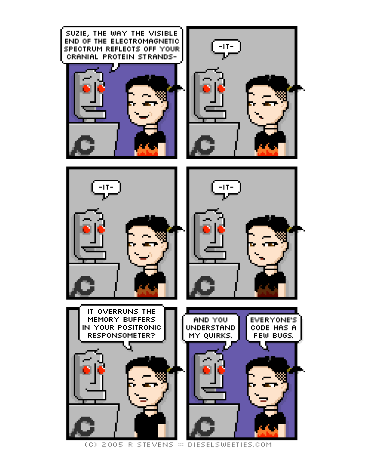 Diesel Sweeties (ebook volumes), page 22. Diesel Sweeties by R. Stevens, CC BY-NC. https://dieselsweeties.com/ebooks/