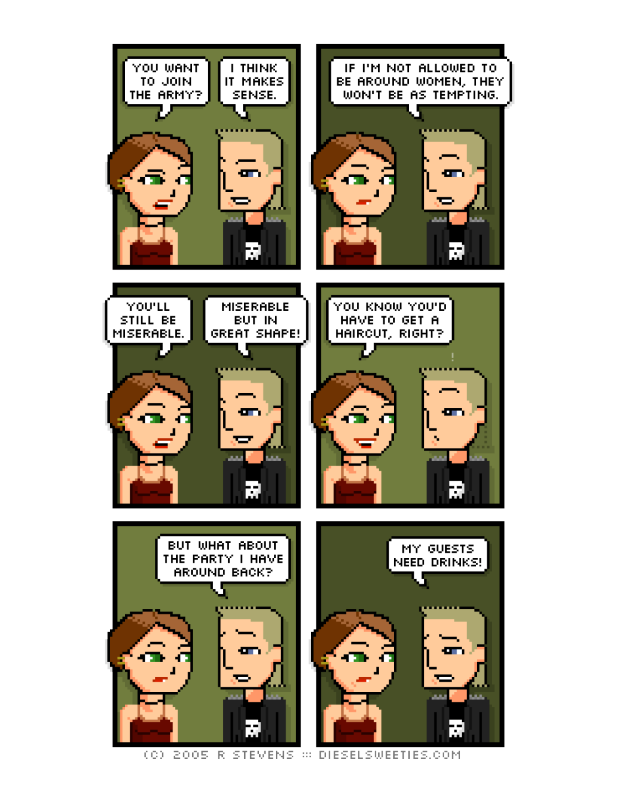Diesel Sweeties (ebook volumes), page 29. Diesel Sweeties by R. Stevens, CC BY-NC. https://dieselsweeties.com/ebooks/