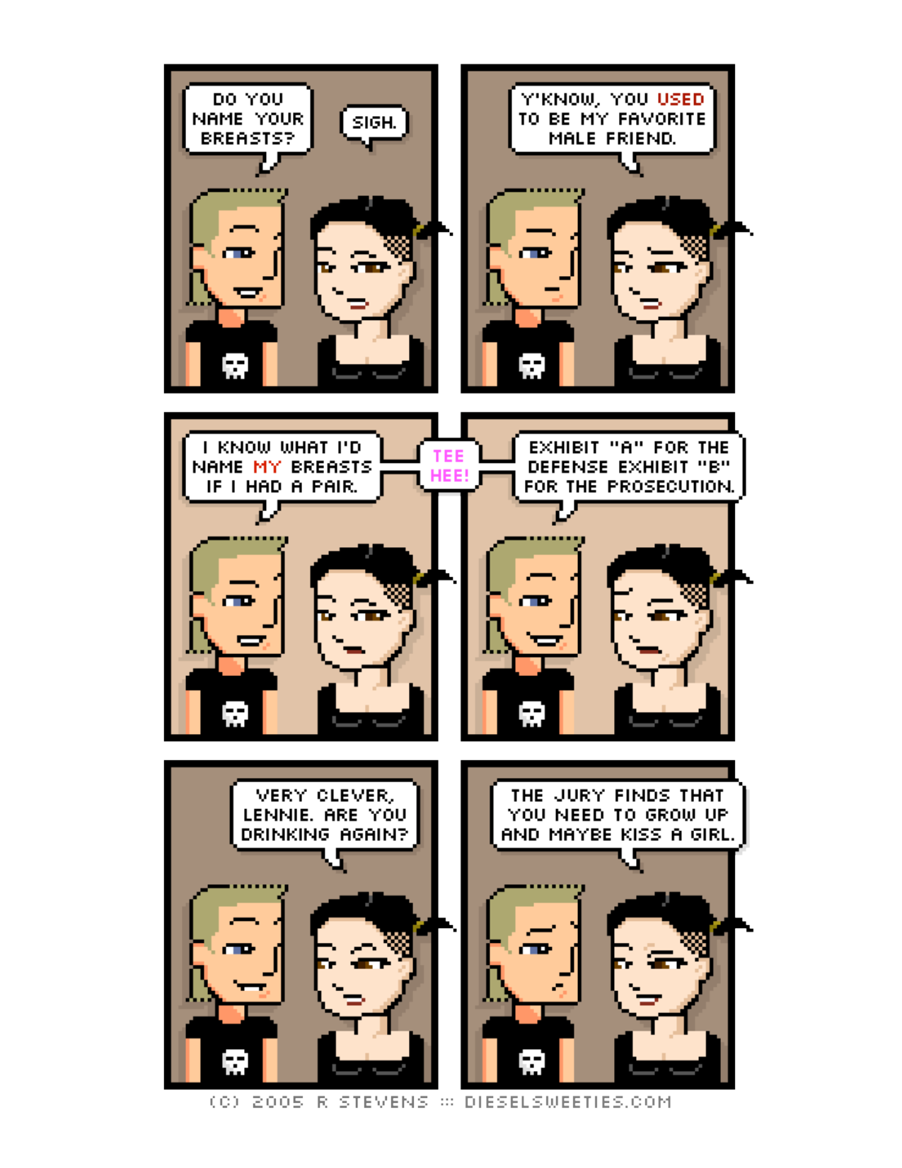 Diesel Sweeties (ebook volumes), page 35. Diesel Sweeties by R. Stevens, CC BY-NC. https://dieselsweeties.com/ebooks/