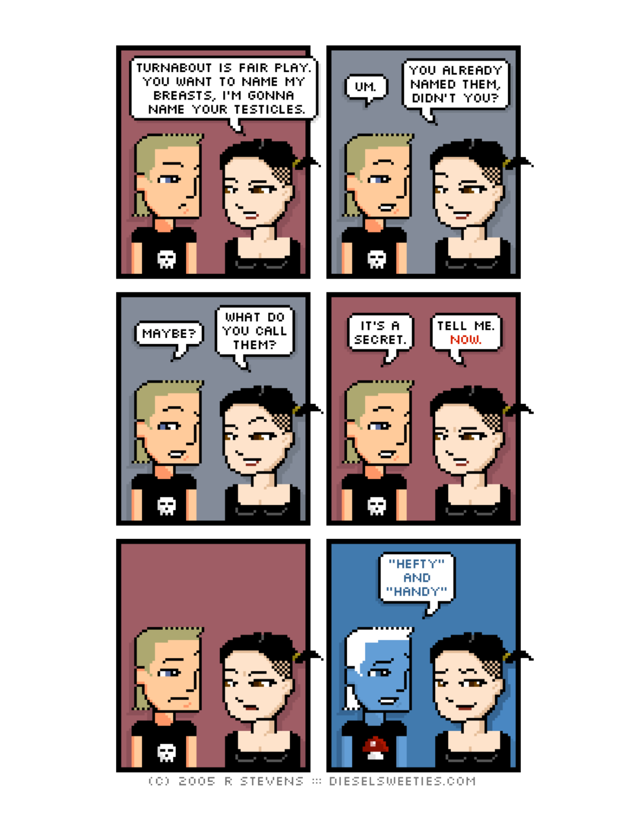 Diesel Sweeties (ebook volumes), page 36. Diesel Sweeties by R. Stevens, CC BY-NC. https://dieselsweeties.com/ebooks/