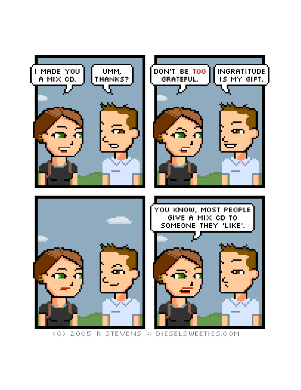 Diesel Sweeties (ebook volumes), page 38. Diesel Sweeties by R. Stevens, CC BY-NC. https://dieselsweeties.com/ebooks/