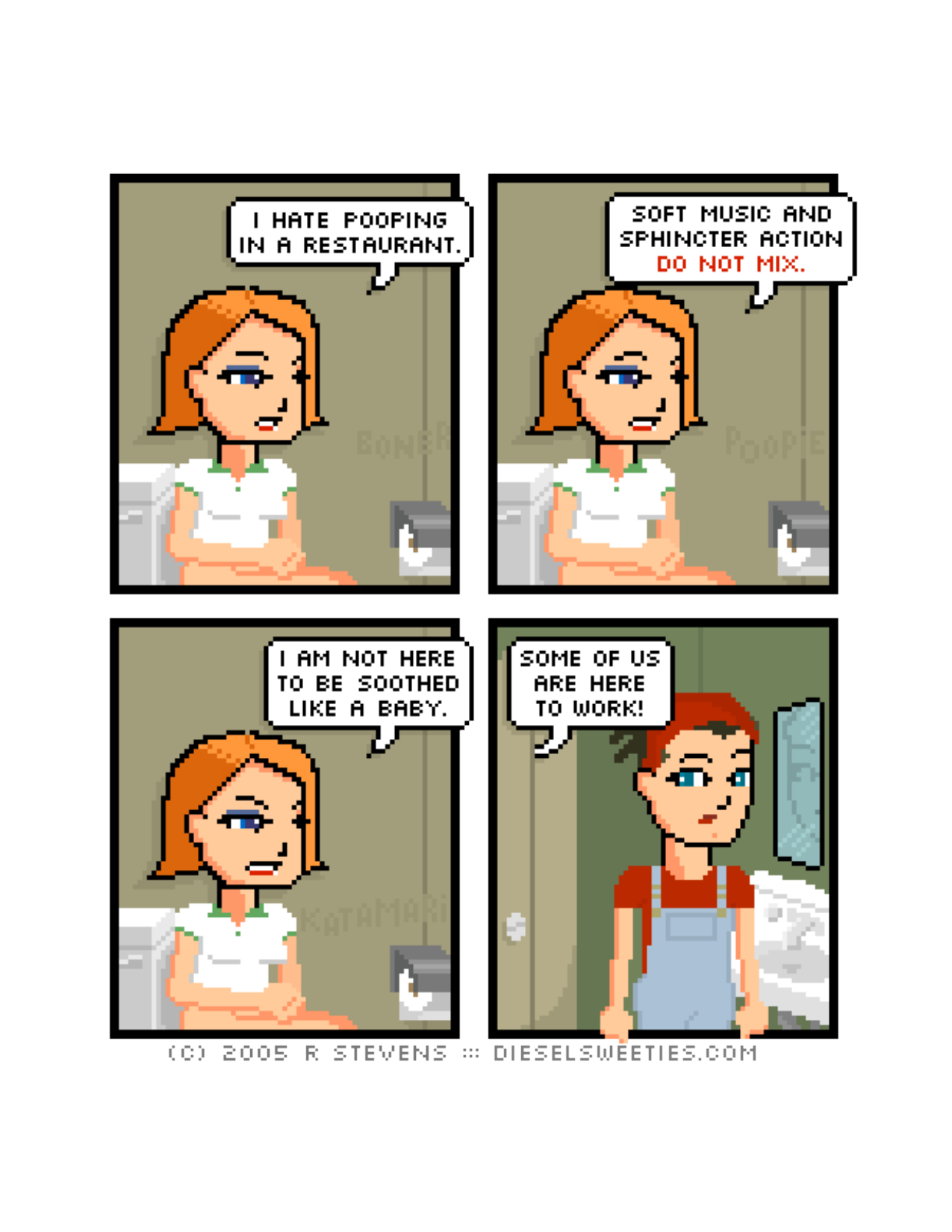 Diesel Sweeties (ebook volumes), page 40. Diesel Sweeties by R. Stevens, CC BY-NC. https://dieselsweeties.com/ebooks/