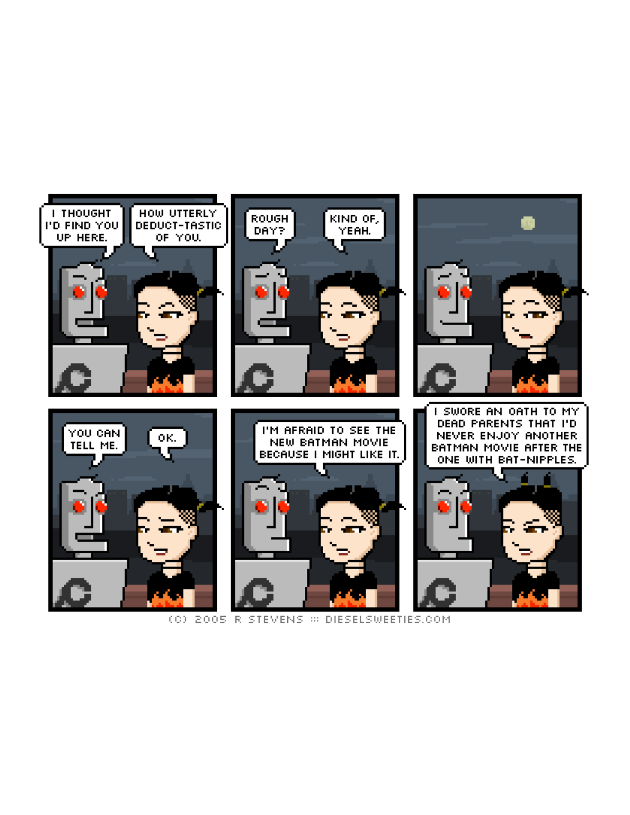 Diesel Sweeties (ebook volumes), page 55. Diesel Sweeties by R. Stevens, CC BY-NC. https://dieselsweeties.com/ebooks/