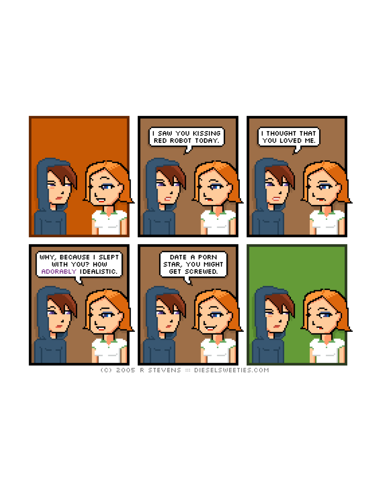 Diesel Sweeties (ebook volumes), page 56. Diesel Sweeties by R. Stevens, CC BY-NC. https://dieselsweeties.com/ebooks/