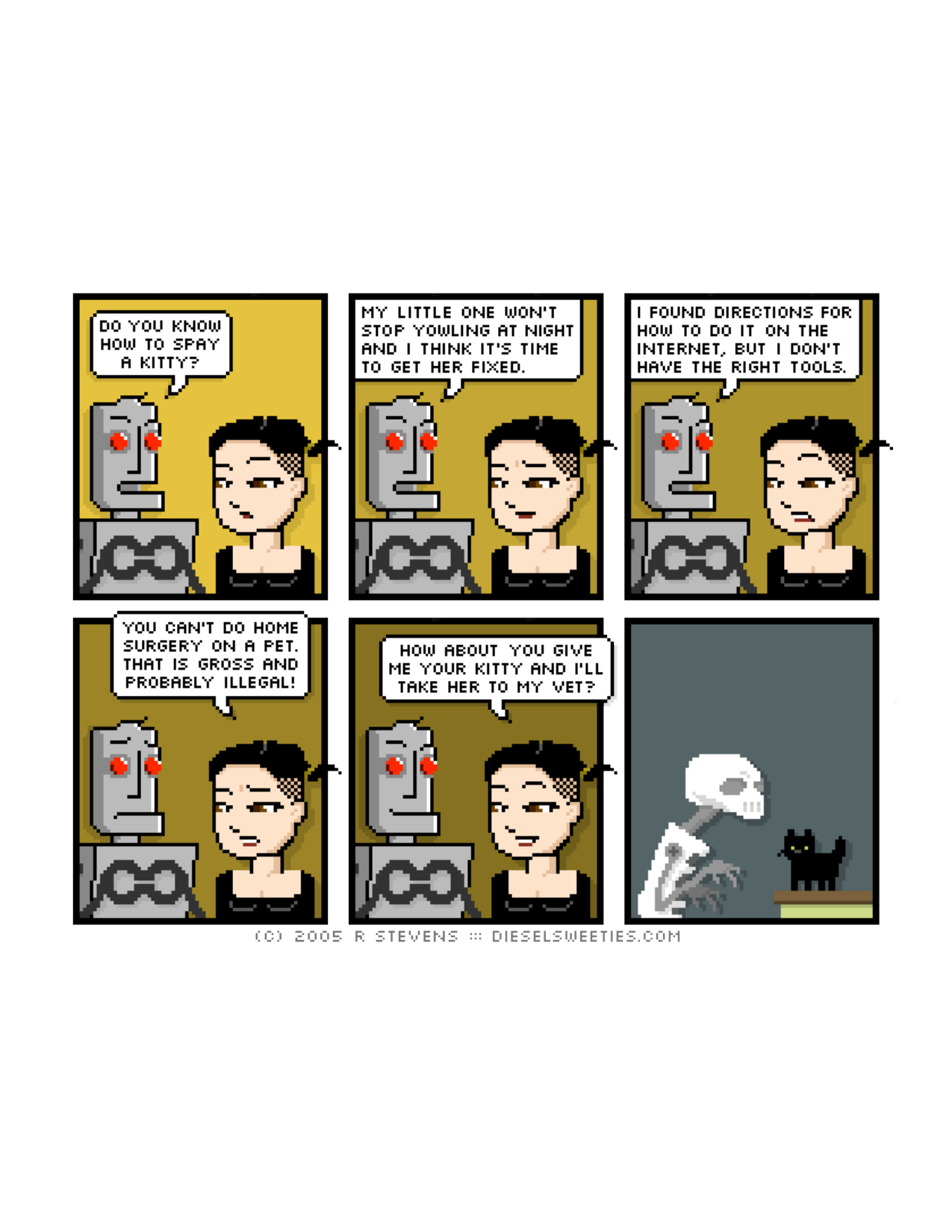 Diesel Sweeties (ebook volumes), page 58. Diesel Sweeties by R. Stevens, CC BY-NC. https://dieselsweeties.com/ebooks/
