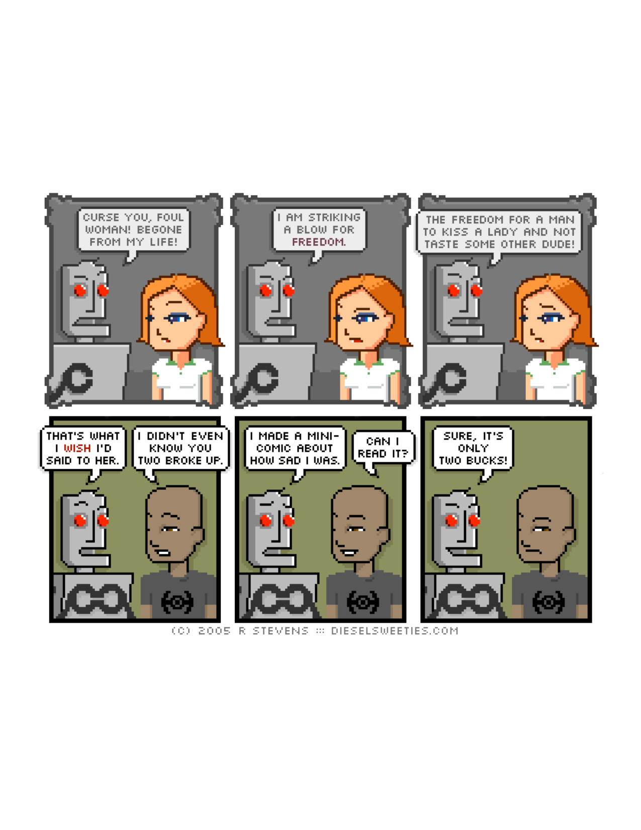 Diesel Sweeties (ebook volumes), page 61. Diesel Sweeties by R. Stevens, CC BY-NC. https://dieselsweeties.com/ebooks/