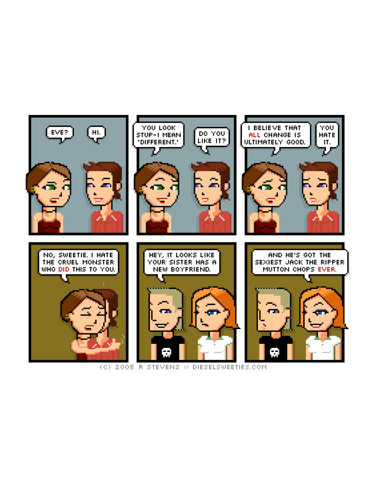 Diesel Sweeties (ebook volumes), page 67. Diesel Sweeties by R. Stevens, CC BY-NC. https://dieselsweeties.com/ebooks/