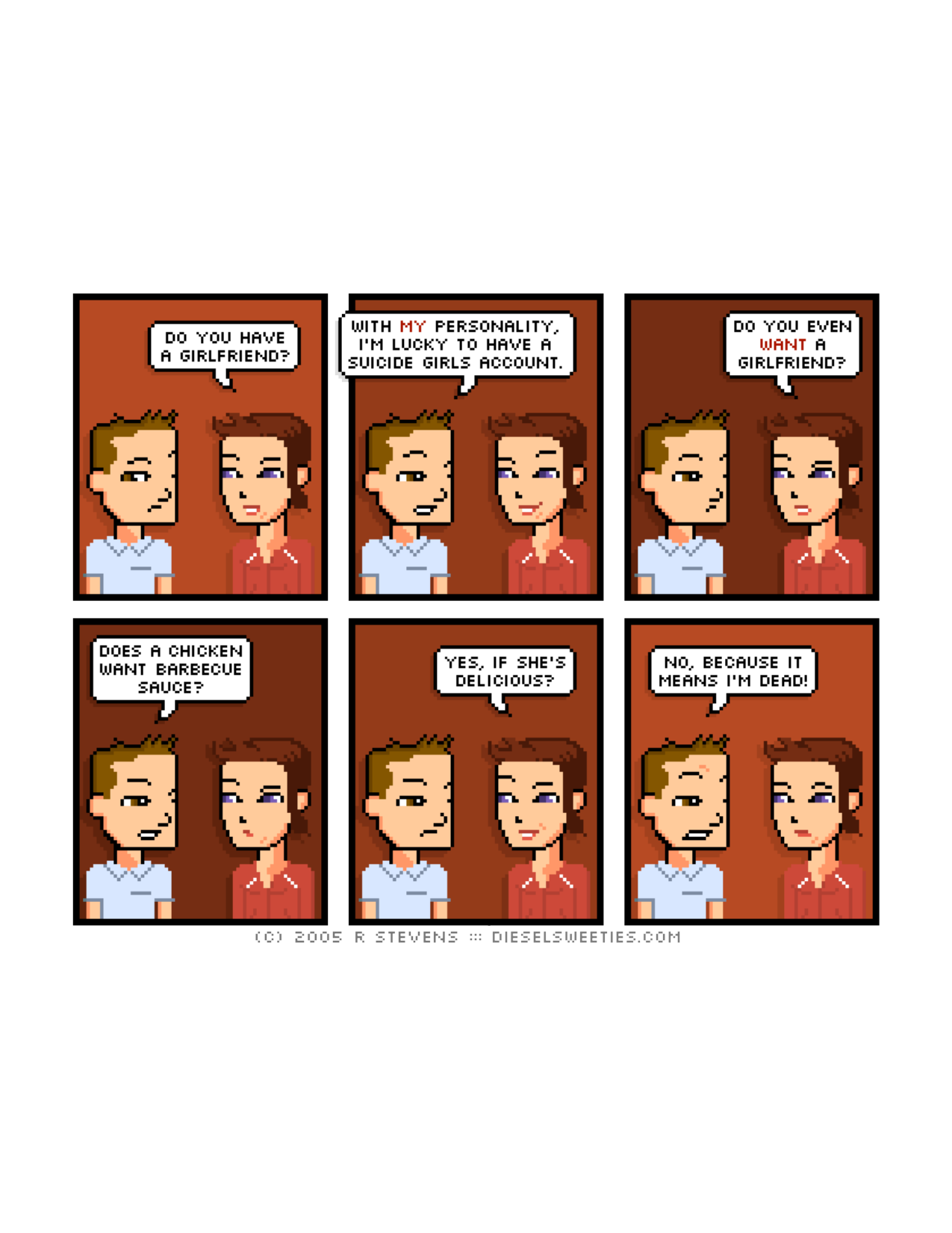 Diesel Sweeties (ebook volumes), page 78. Diesel Sweeties by R. Stevens, CC BY-NC. https://dieselsweeties.com/ebooks/