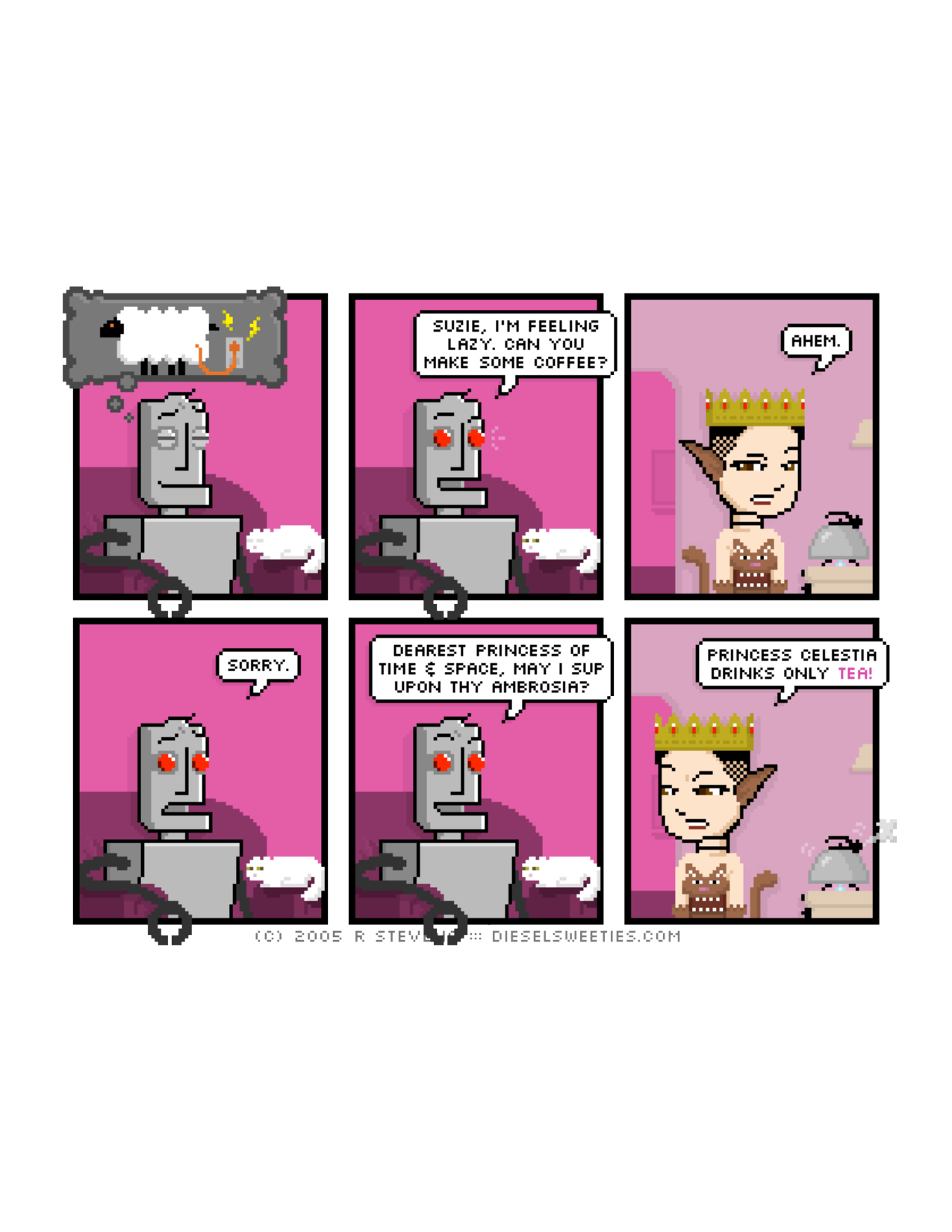 Diesel Sweeties (ebook volumes), page 81. Diesel Sweeties by R. Stevens, CC BY-NC. https://dieselsweeties.com/ebooks/