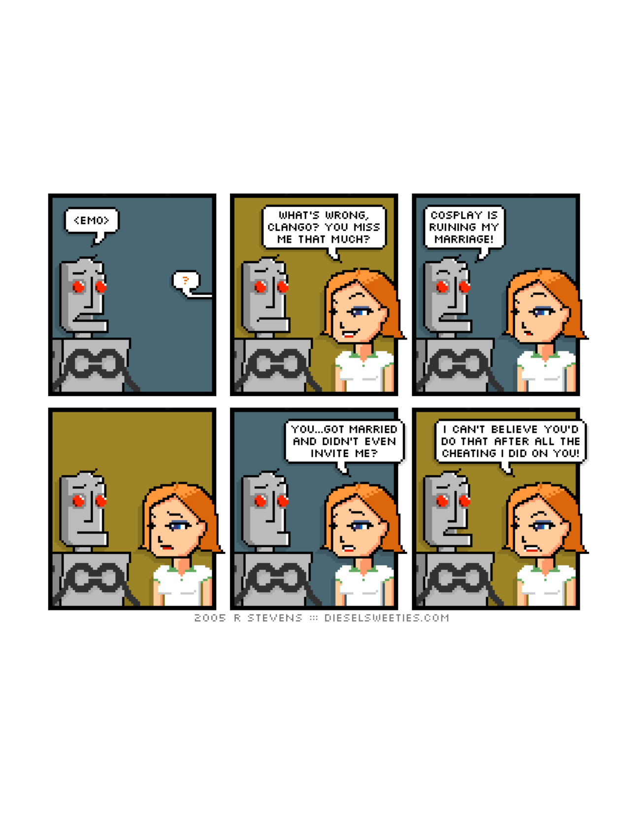 Diesel Sweeties (ebook volumes), page 88. Diesel Sweeties by R. Stevens, CC BY-NC. https://dieselsweeties.com/ebooks/