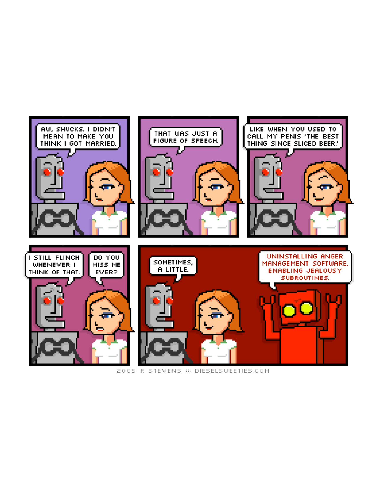 Diesel Sweeties (ebook volumes), page 89. Diesel Sweeties by R. Stevens, CC BY-NC. https://dieselsweeties.com/ebooks/