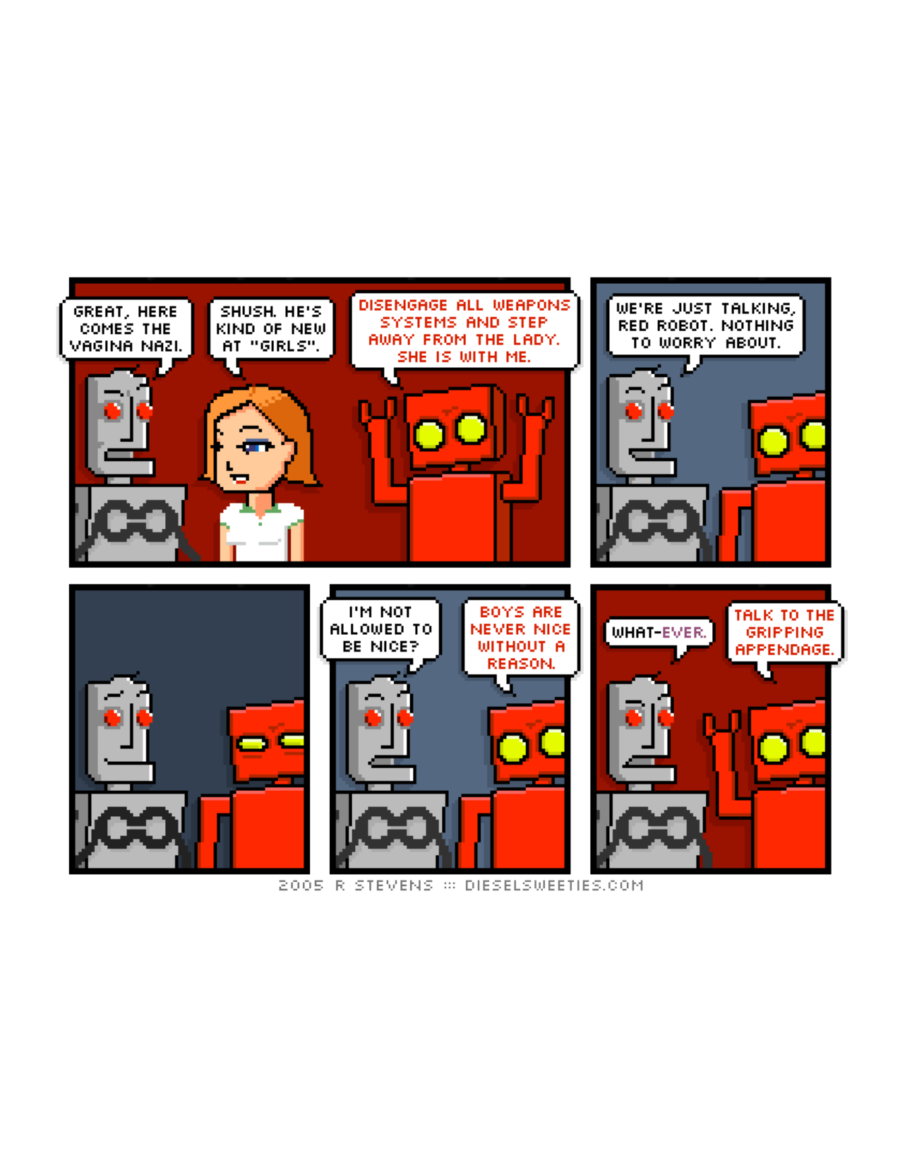 Diesel Sweeties (ebook volumes), page 90. Diesel Sweeties by R. Stevens, CC BY-NC. https://dieselsweeties.com/ebooks/