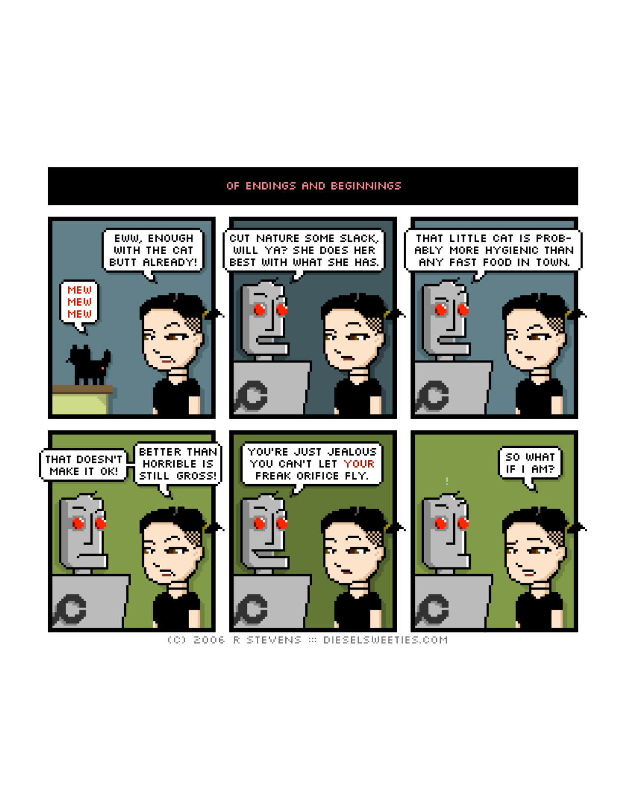 Diesel Sweeties (ebook volumes), page 108. Diesel Sweeties by R. Stevens, CC BY-NC. https://dieselsweeties.com/ebooks/