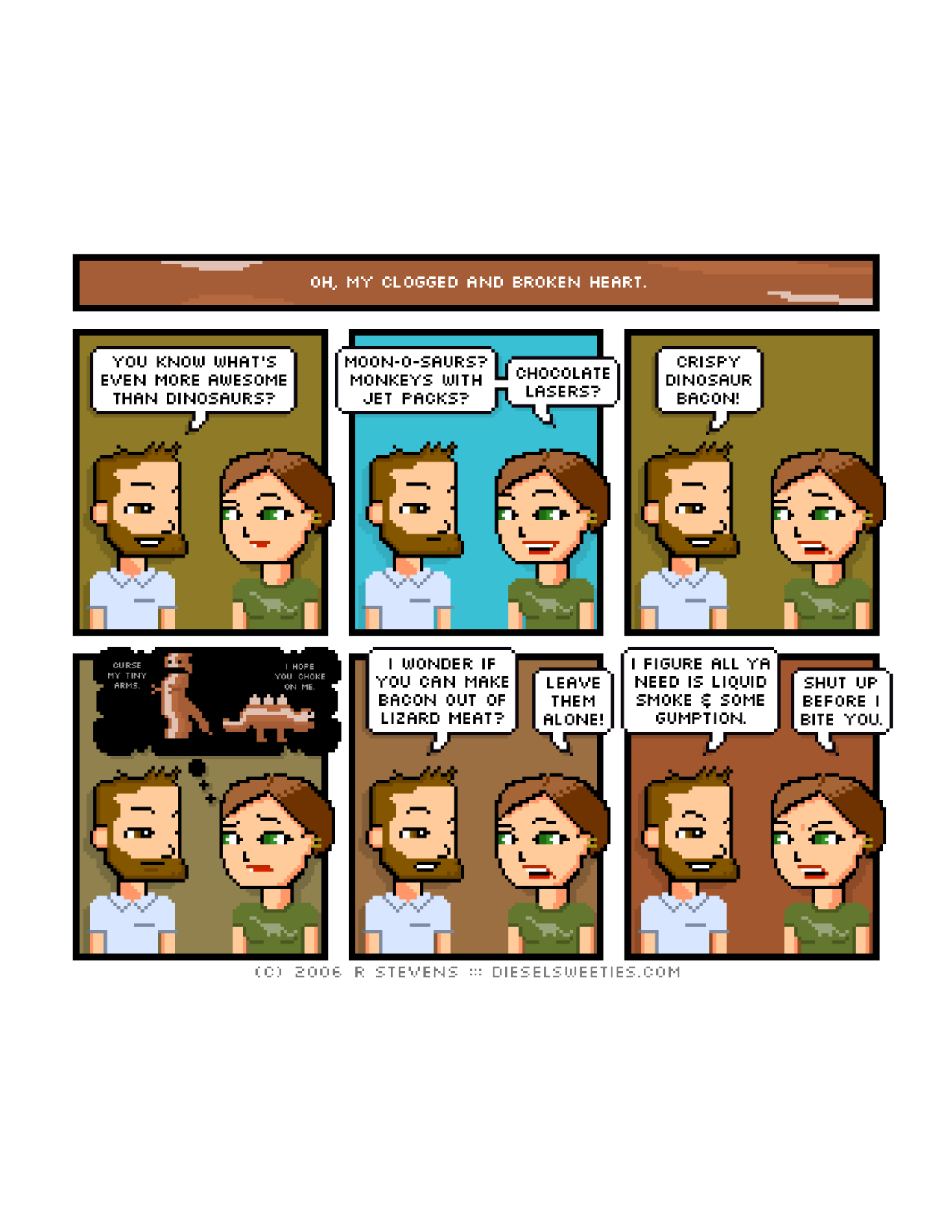 Diesel Sweeties (ebook volumes), page 118. Diesel Sweeties by R. Stevens, CC BY-NC. https://dieselsweeties.com/ebooks/