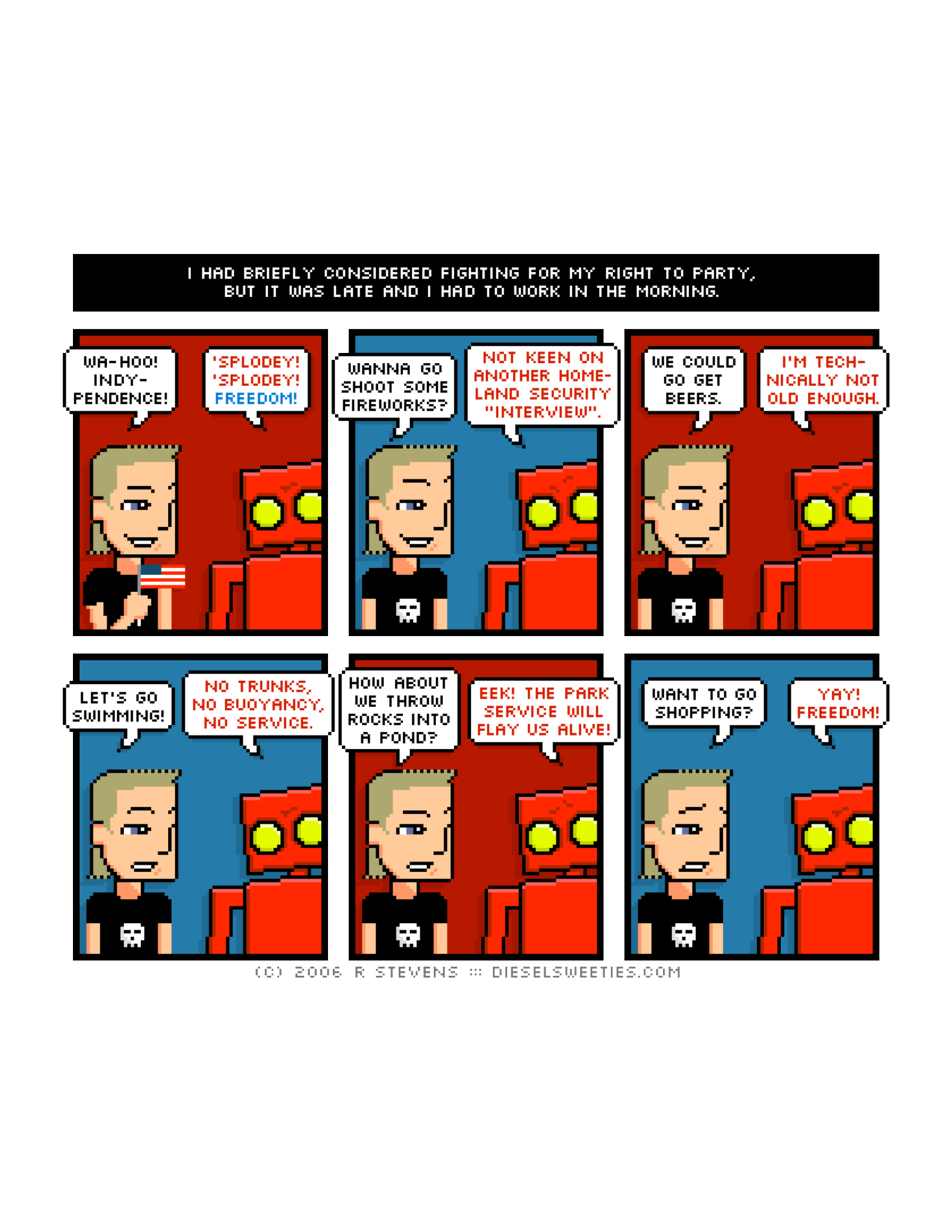 Diesel Sweeties (ebook volumes), page 124. Diesel Sweeties by R. Stevens, CC BY-NC. https://dieselsweeties.com/ebooks/