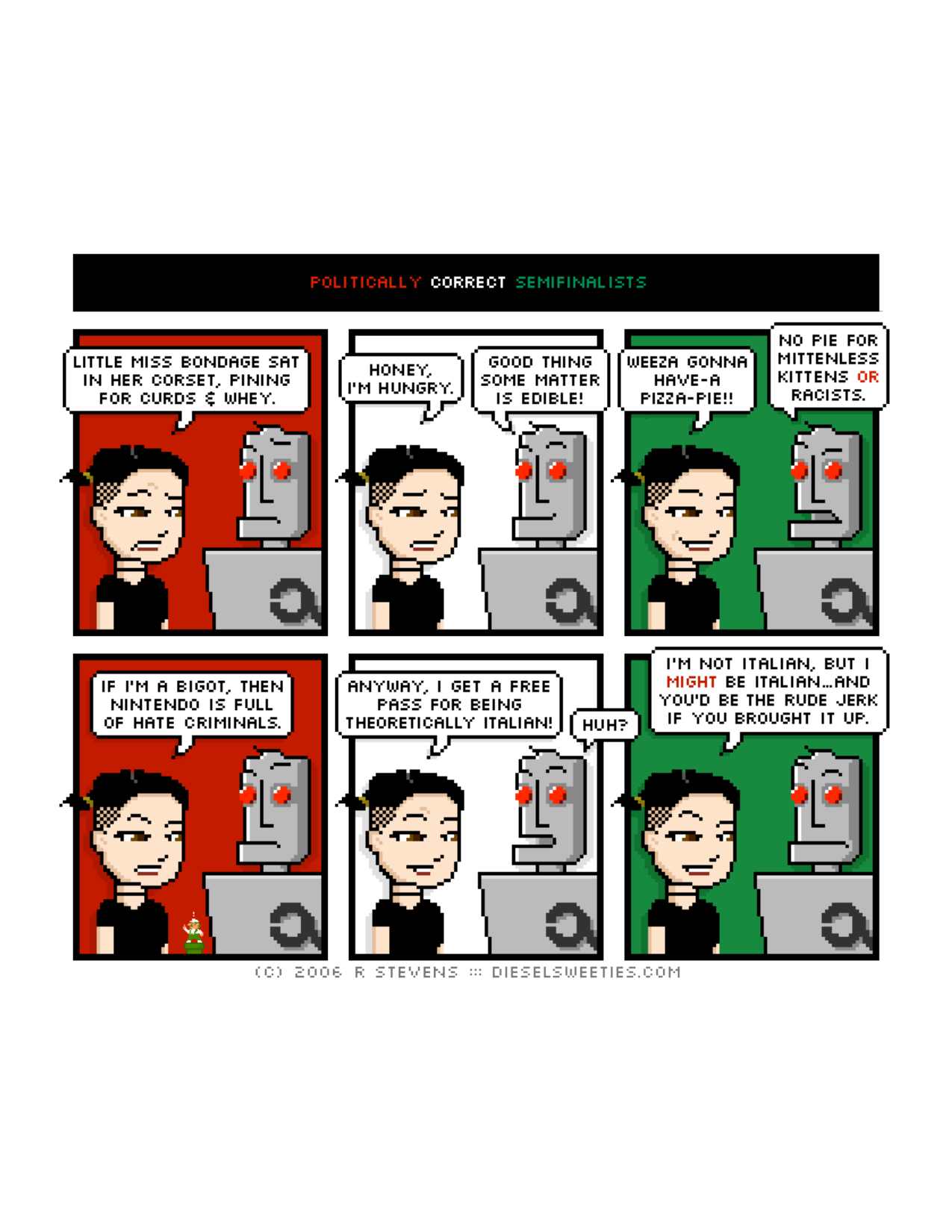 Diesel Sweeties (ebook volumes), page 127. Diesel Sweeties by R. Stevens, CC BY-NC. https://dieselsweeties.com/ebooks/