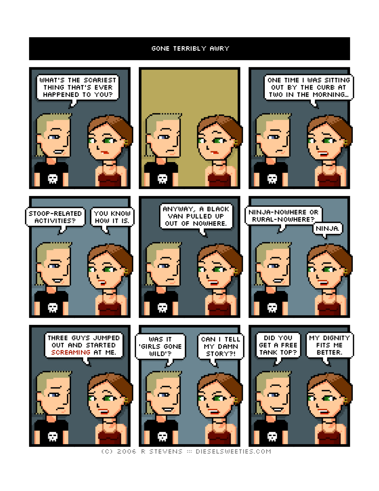 Diesel Sweeties (ebook volumes), page 150. Diesel Sweeties by R. Stevens, CC BY-NC. https://dieselsweeties.com/ebooks/