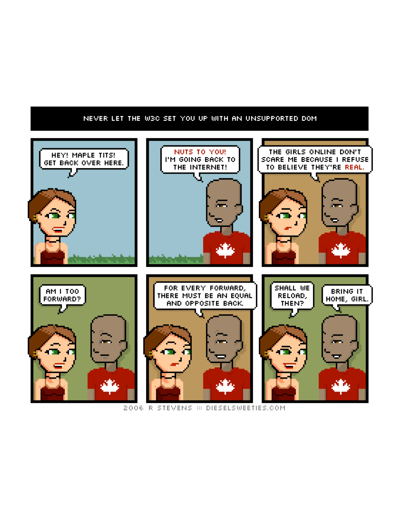 Diesel Sweeties (ebook volumes), page 158. Diesel Sweeties by R. Stevens, CC BY-NC. https://dieselsweeties.com/ebooks/