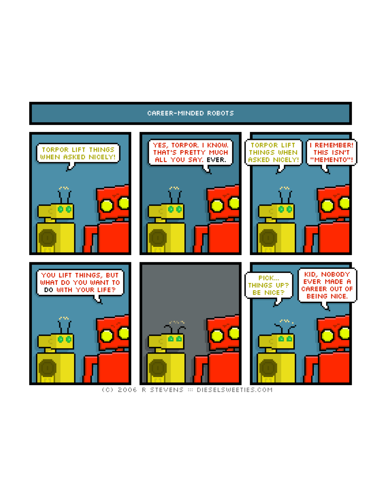 Diesel Sweeties (ebook volumes), page 167. Diesel Sweeties by R. Stevens, CC BY-NC. https://dieselsweeties.com/ebooks/