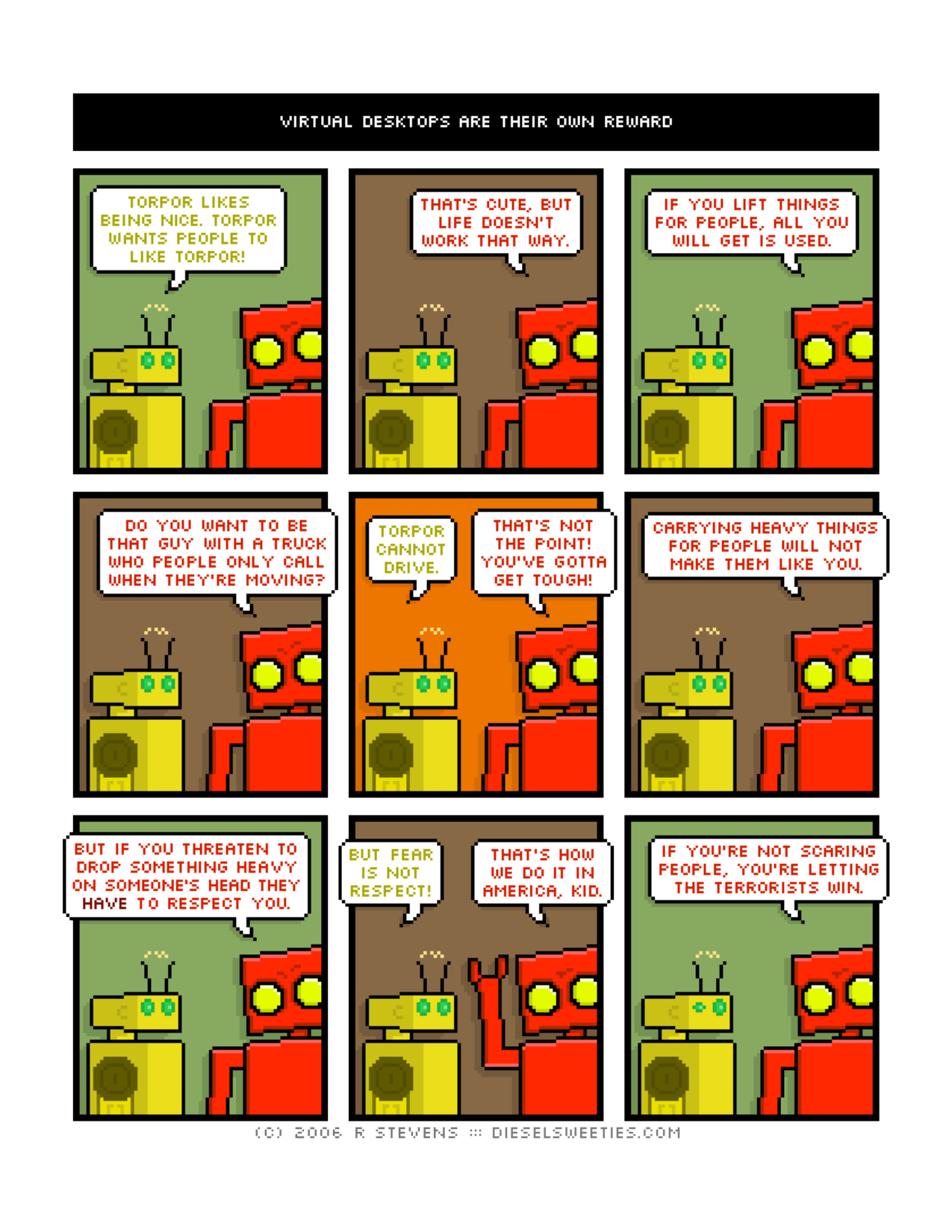 Diesel Sweeties (ebook volumes), page 168. Diesel Sweeties by R. Stevens, CC BY-NC. https://dieselsweeties.com/ebooks/