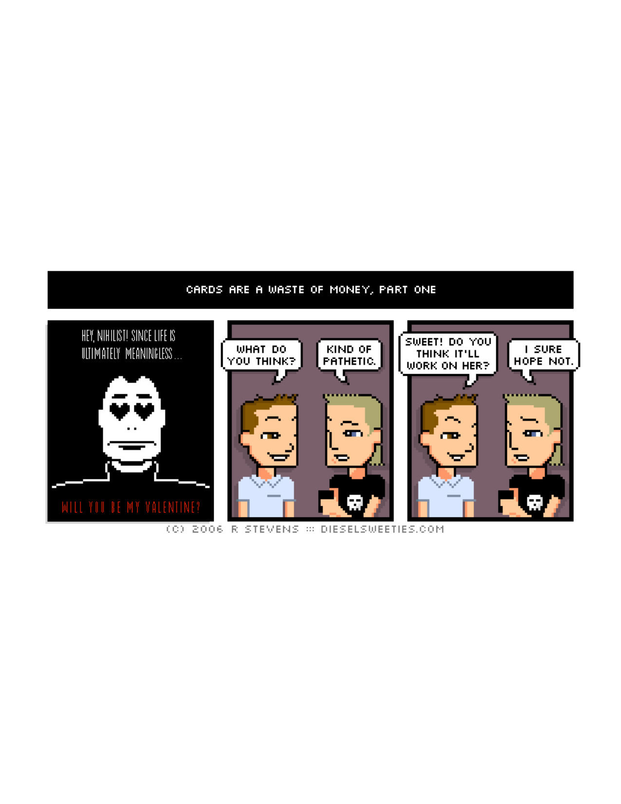 Diesel Sweeties (ebook volumes), page 20. Diesel Sweeties by R. Stevens, CC BY-NC. https://dieselsweeties.com/ebooks/