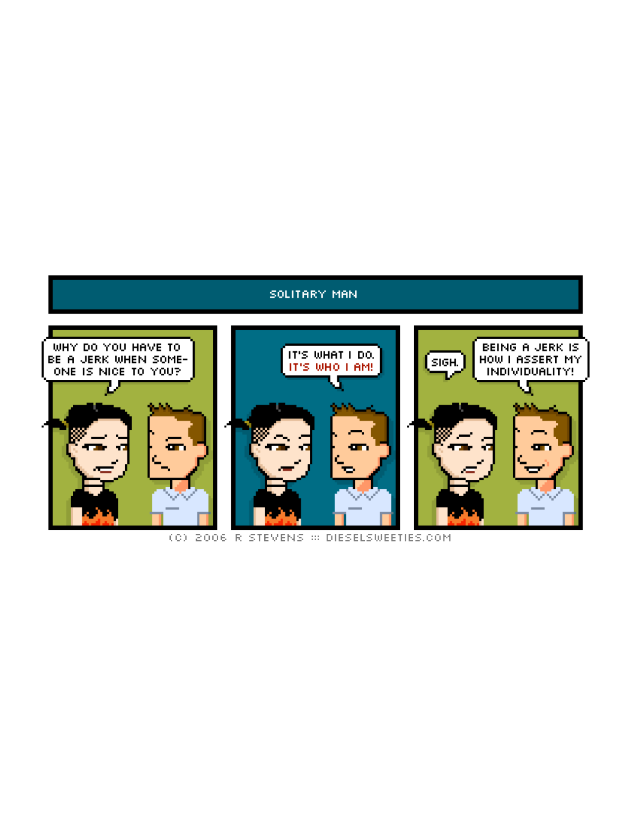 Diesel Sweeties (ebook volumes), page 32. Diesel Sweeties by R. Stevens, CC BY-NC. https://dieselsweeties.com/ebooks/