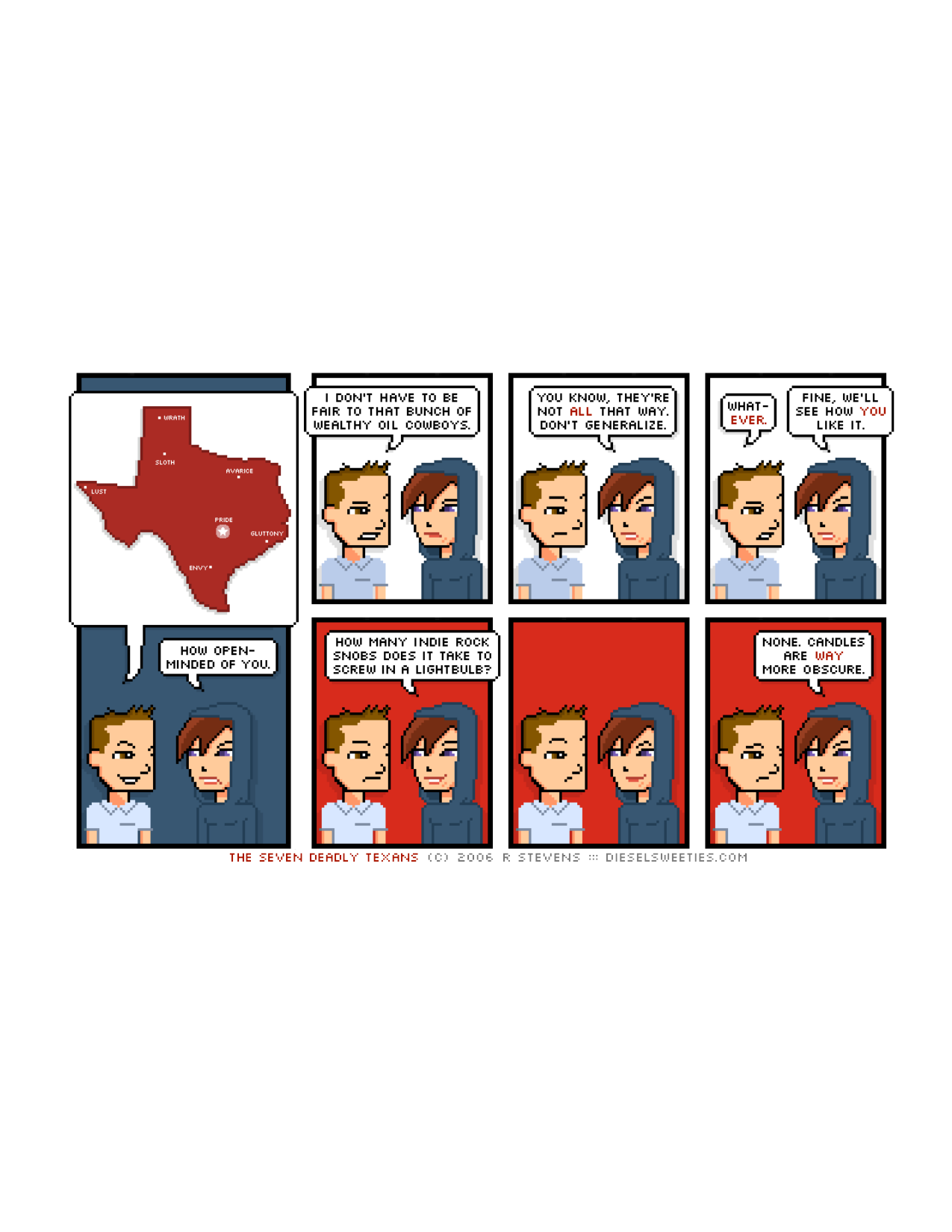 Diesel Sweeties (ebook volumes), page 38. Diesel Sweeties by R. Stevens, CC BY-NC. https://dieselsweeties.com/ebooks/