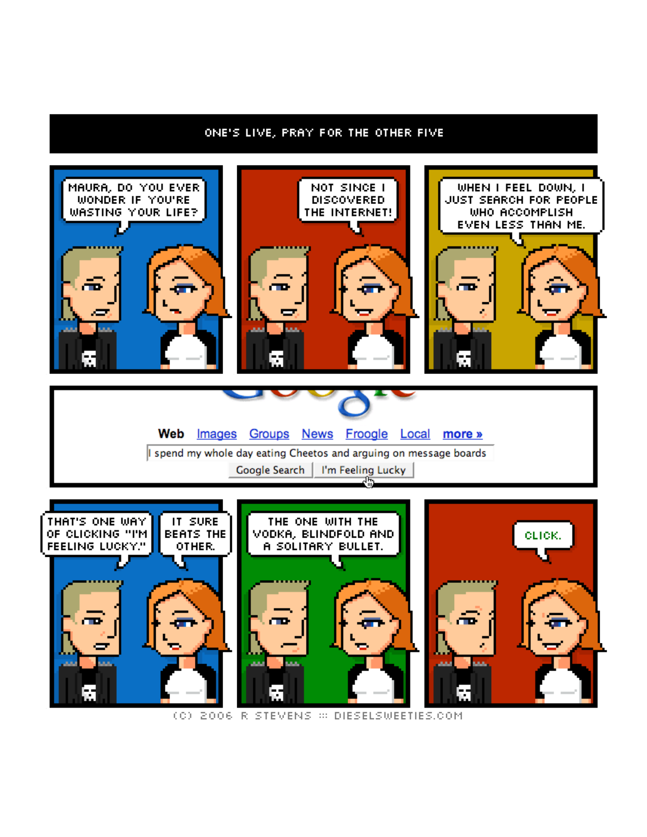 Diesel Sweeties (ebook volumes), page 53. Diesel Sweeties by R. Stevens, CC BY-NC. https://dieselsweeties.com/ebooks/