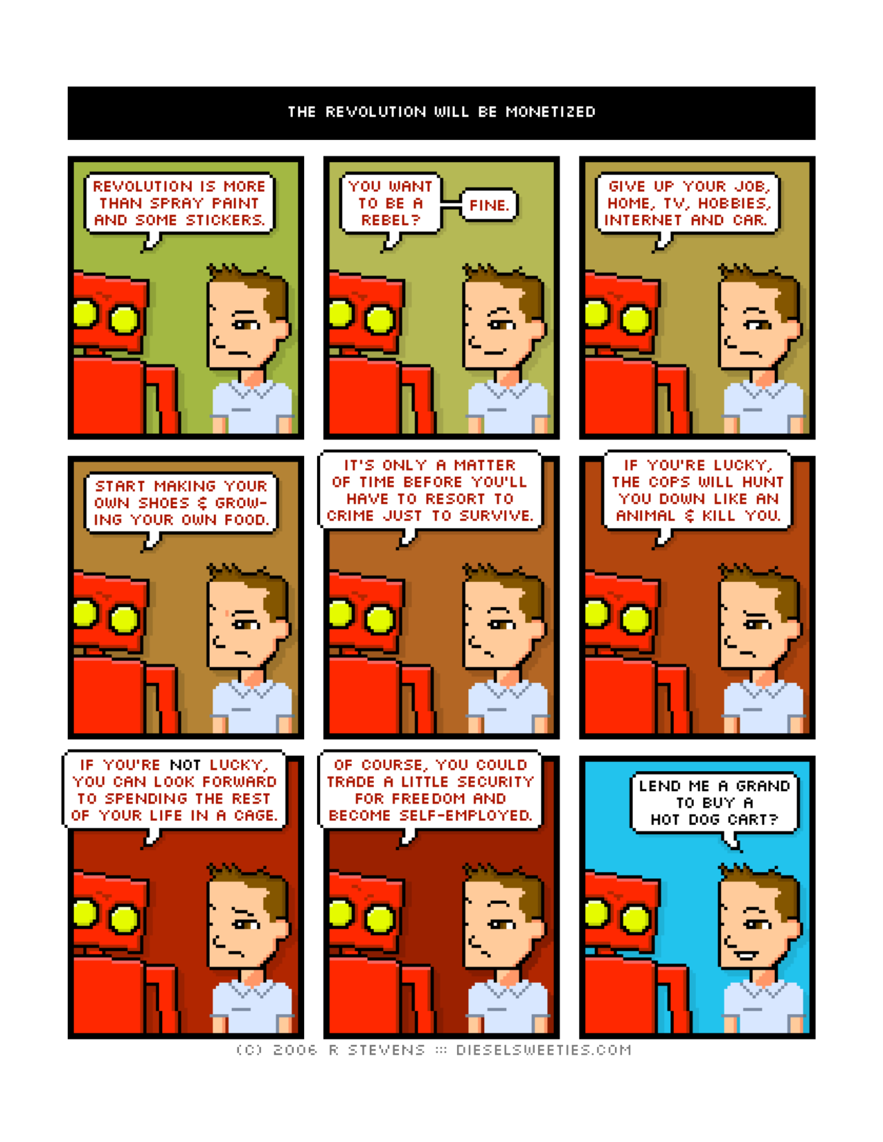 Diesel Sweeties (ebook volumes), page 57. Diesel Sweeties by R. Stevens, CC BY-NC. https://dieselsweeties.com/ebooks/