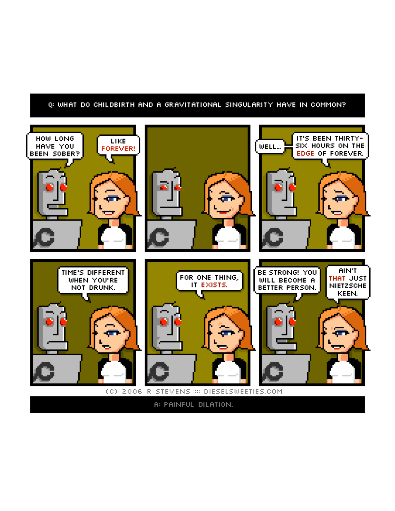 Diesel Sweeties (ebook volumes), page 63. Diesel Sweeties by R. Stevens, CC BY-NC. https://dieselsweeties.com/ebooks/