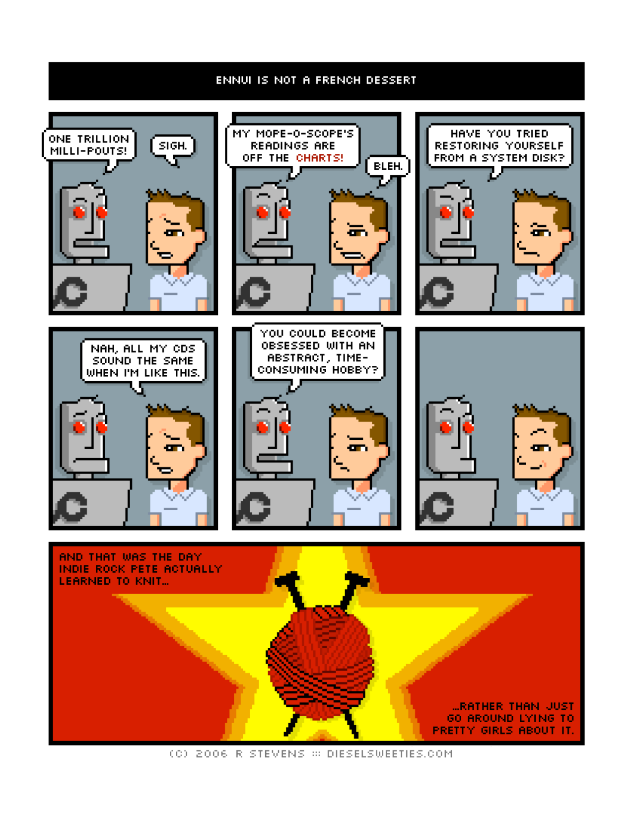 Diesel Sweeties (ebook volumes), page 67. Diesel Sweeties by R. Stevens, CC BY-NC. https://dieselsweeties.com/ebooks/