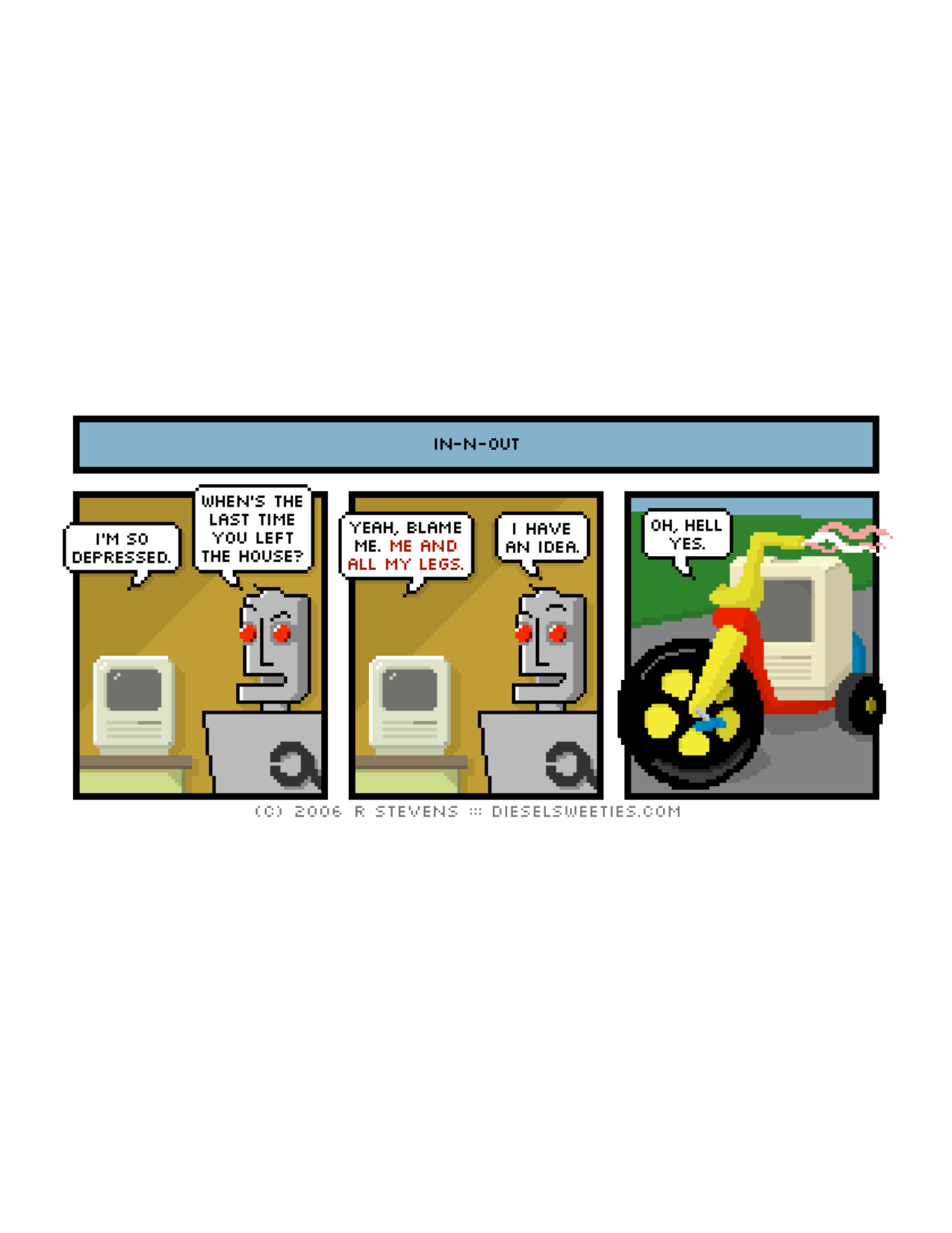Diesel Sweeties (ebook volumes), page 71. Diesel Sweeties by R. Stevens, CC BY-NC. https://dieselsweeties.com/ebooks/