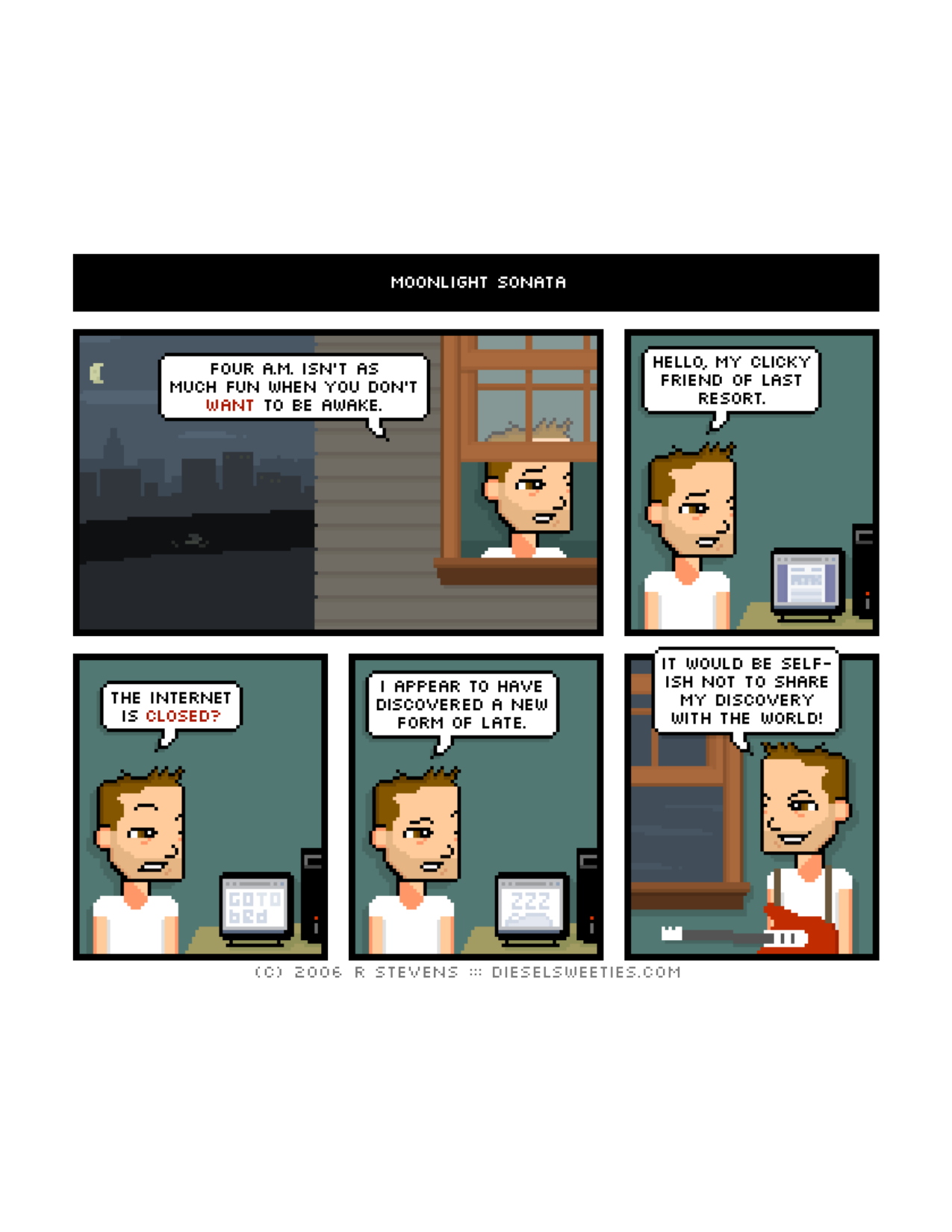 Diesel Sweeties (ebook volumes), page 83. Diesel Sweeties by R. Stevens, CC BY-NC. https://dieselsweeties.com/ebooks/