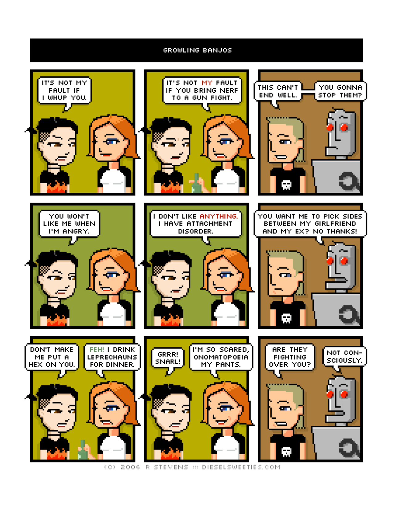 Diesel Sweeties (ebook volumes), page 2. Diesel Sweeties by R. Stevens, CC BY-NC. https://dieselsweeties.com/ebooks/