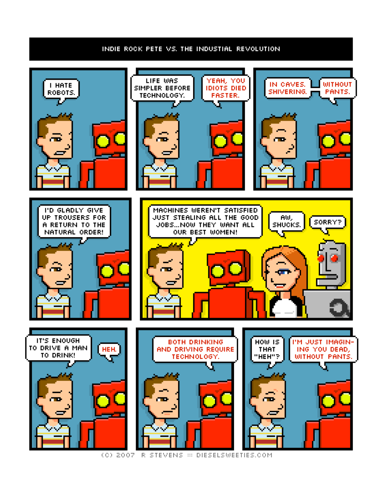 Diesel Sweeties (ebook volumes), page 101. Diesel Sweeties by R. Stevens, CC BY-NC. https://dieselsweeties.com/ebooks/
