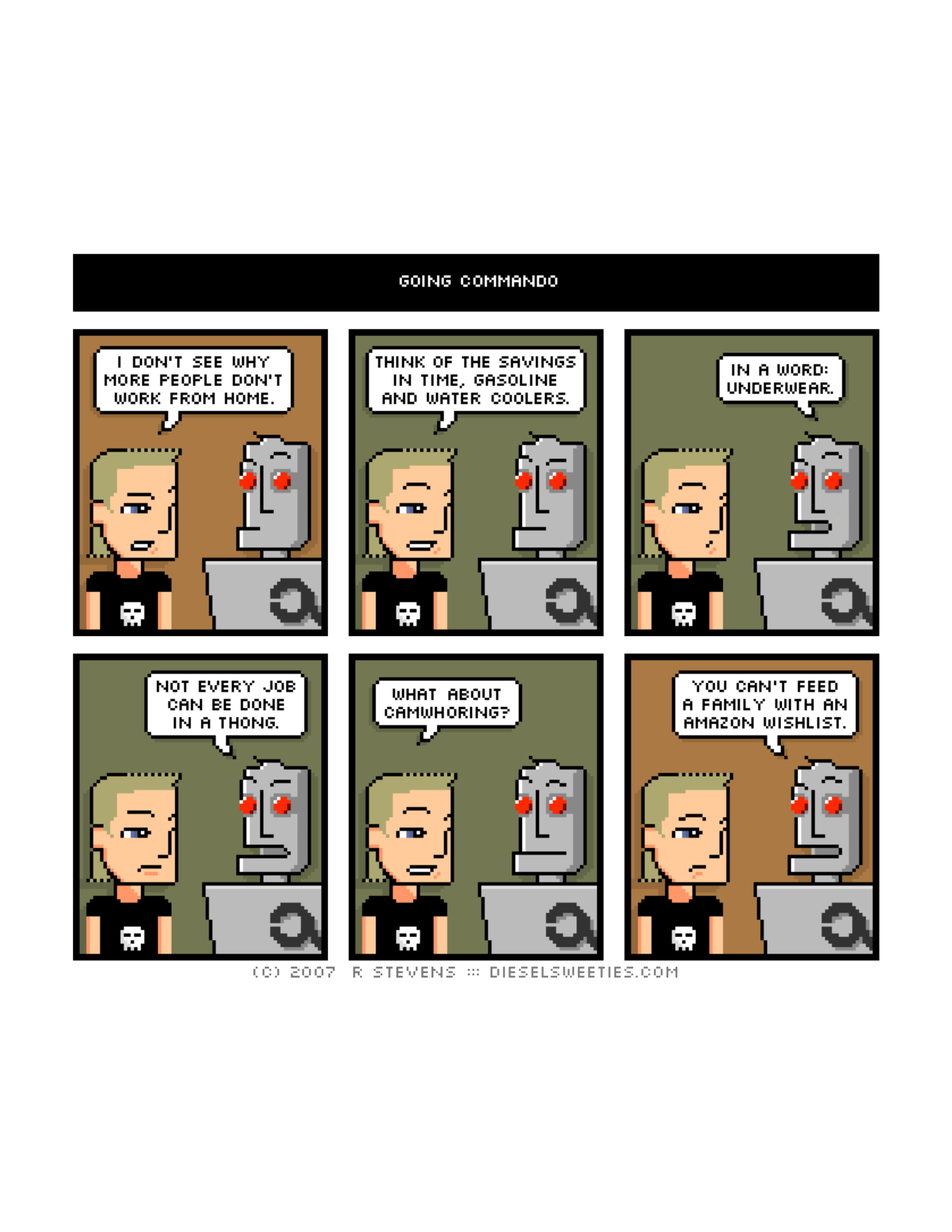 Diesel Sweeties (ebook volumes), page 103. Diesel Sweeties by R. Stevens, CC BY-NC. https://dieselsweeties.com/ebooks/