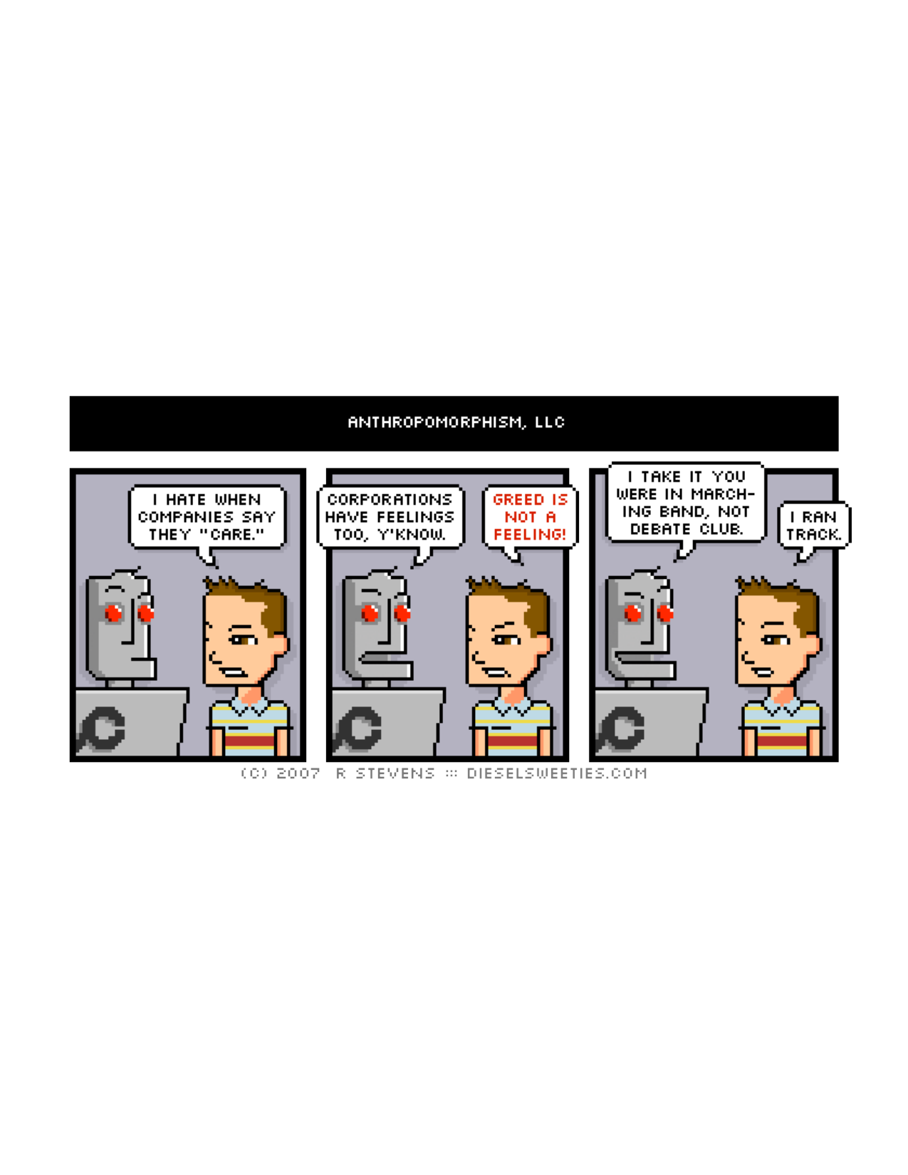 Diesel Sweeties (ebook volumes), page 104. Diesel Sweeties by R. Stevens, CC BY-NC. https://dieselsweeties.com/ebooks/