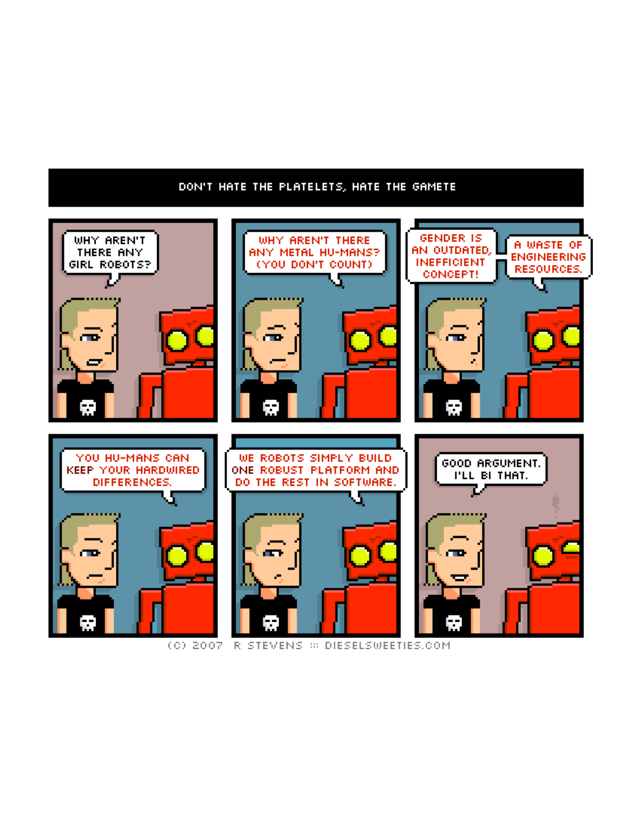 Diesel Sweeties (ebook volumes), page 111. Diesel Sweeties by R. Stevens, CC BY-NC. https://dieselsweeties.com/ebooks/