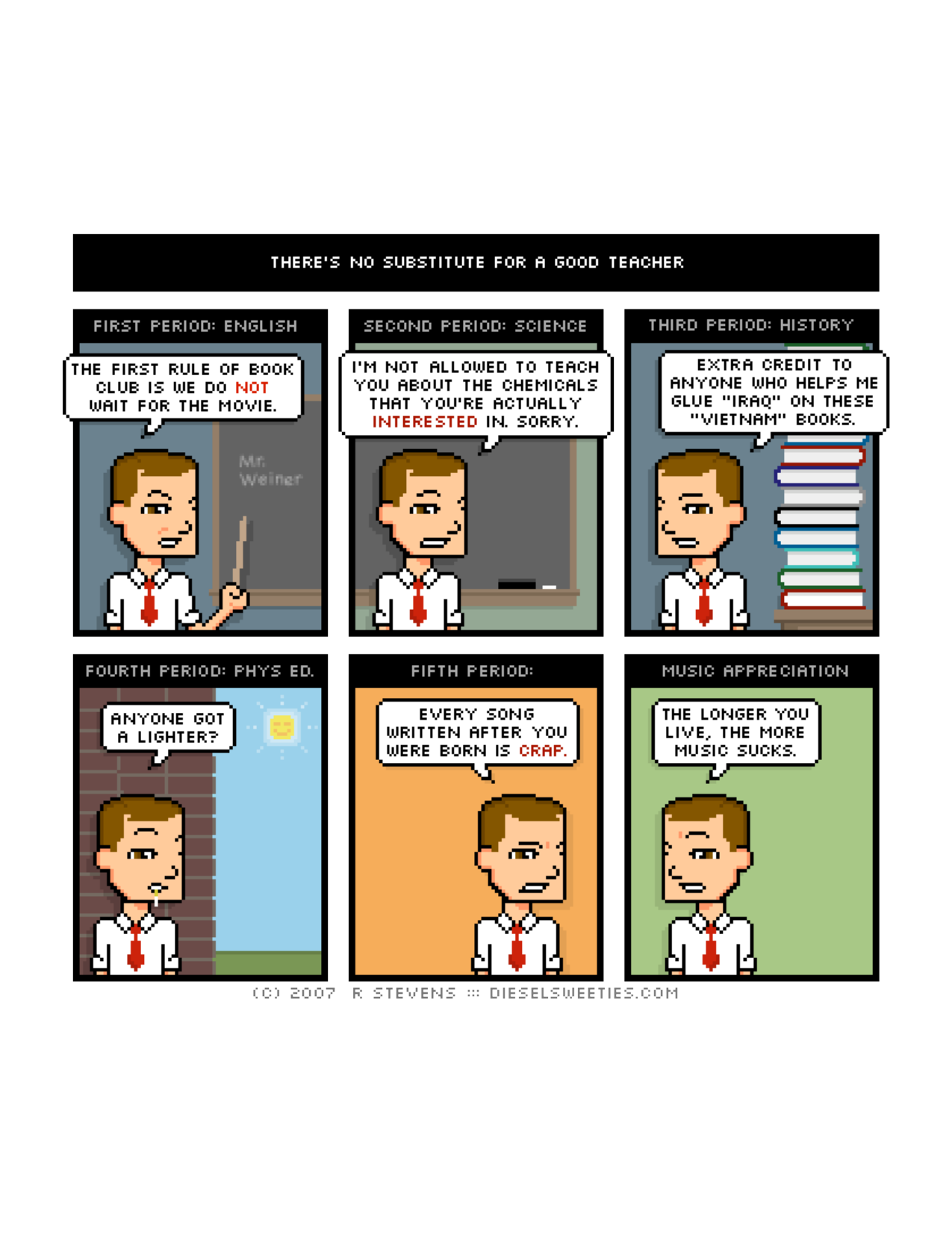Diesel Sweeties (ebook volumes), page 125. Diesel Sweeties by R. Stevens, CC BY-NC. https://dieselsweeties.com/ebooks/