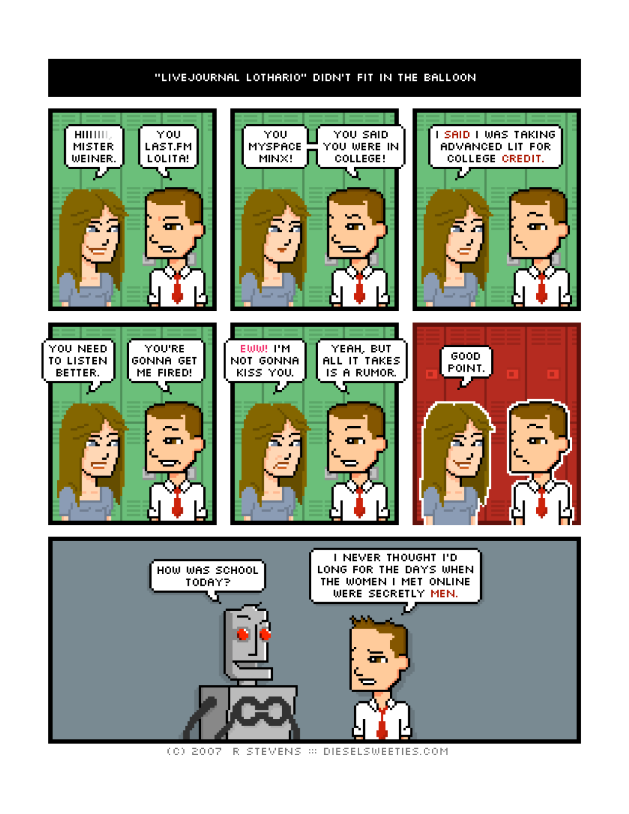 Diesel Sweeties (ebook volumes), page 141. Diesel Sweeties by R. Stevens, CC BY-NC. https://dieselsweeties.com/ebooks/