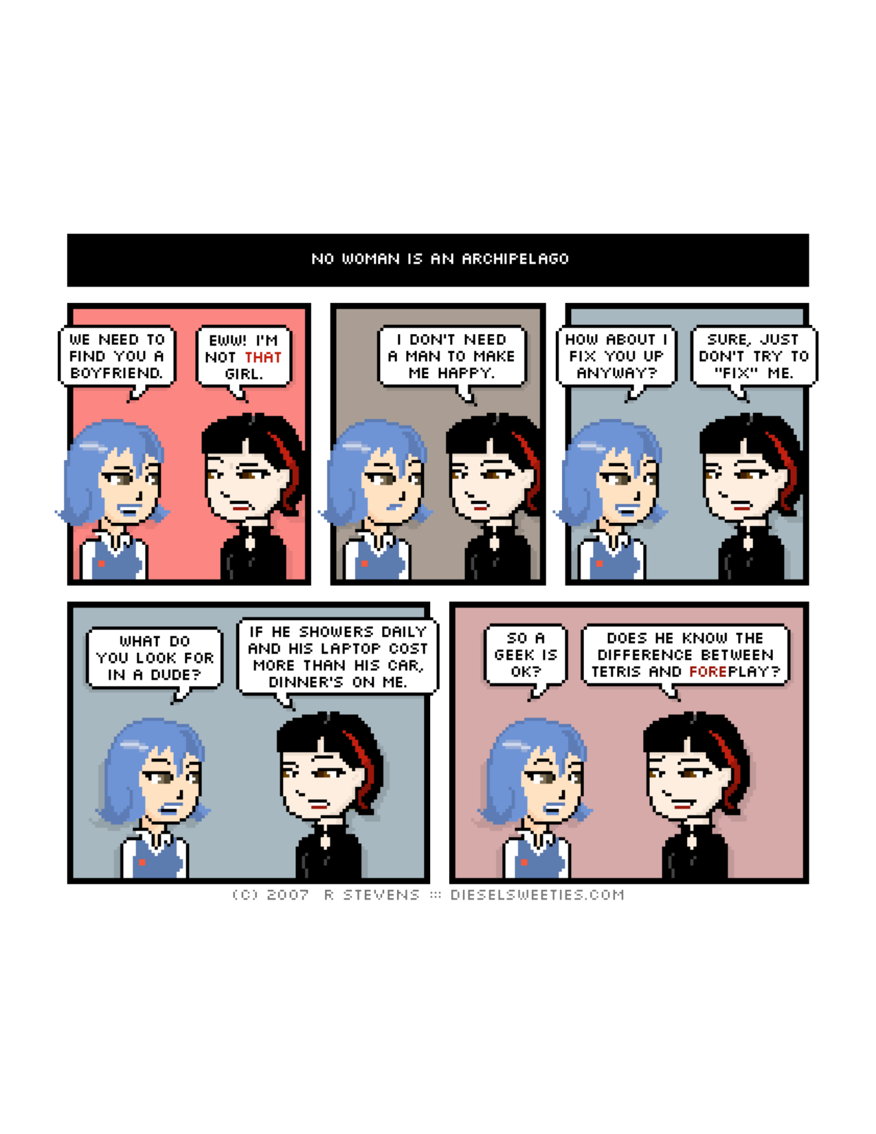 Diesel Sweeties (ebook volumes), page 149. Diesel Sweeties by R. Stevens, CC BY-NC. https://dieselsweeties.com/ebooks/