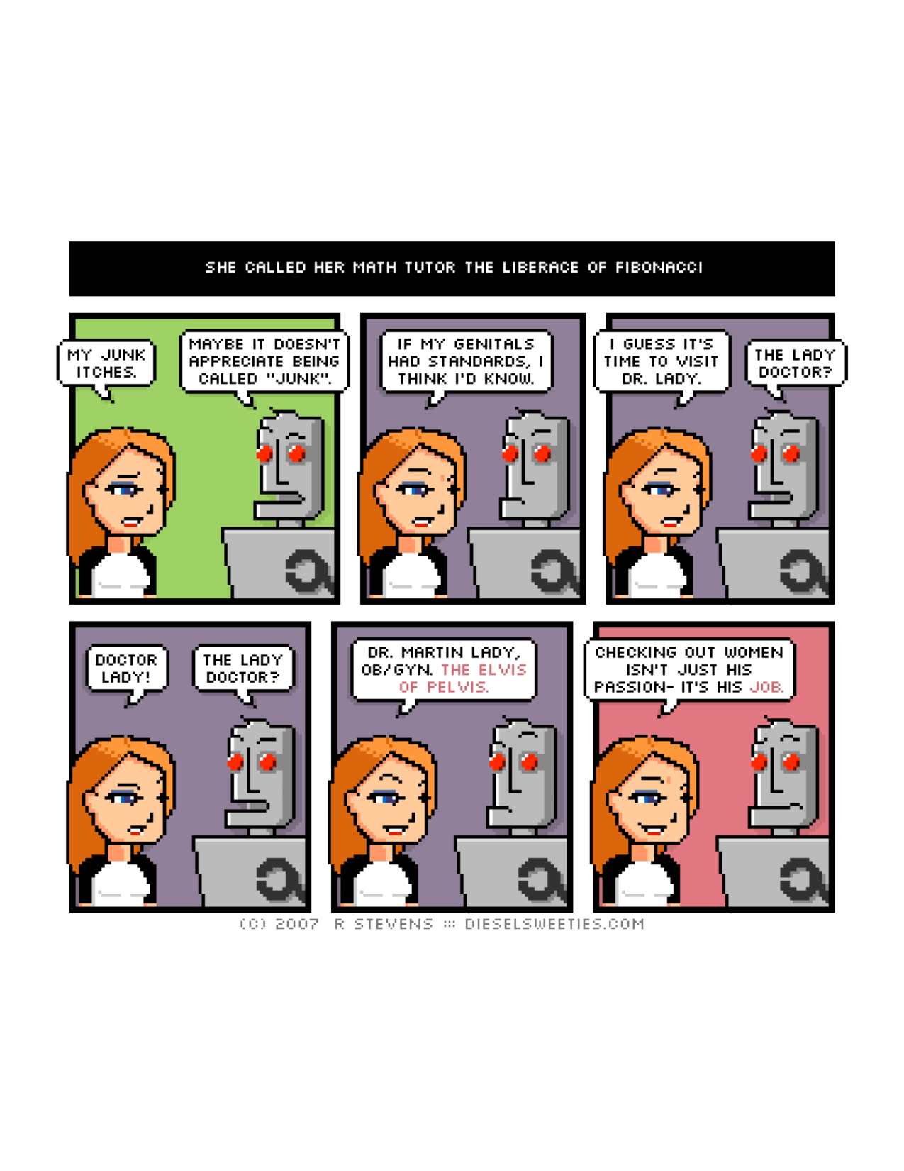 Diesel Sweeties (ebook volumes), page 153. Diesel Sweeties by R. Stevens, CC BY-NC. https://dieselsweeties.com/ebooks/