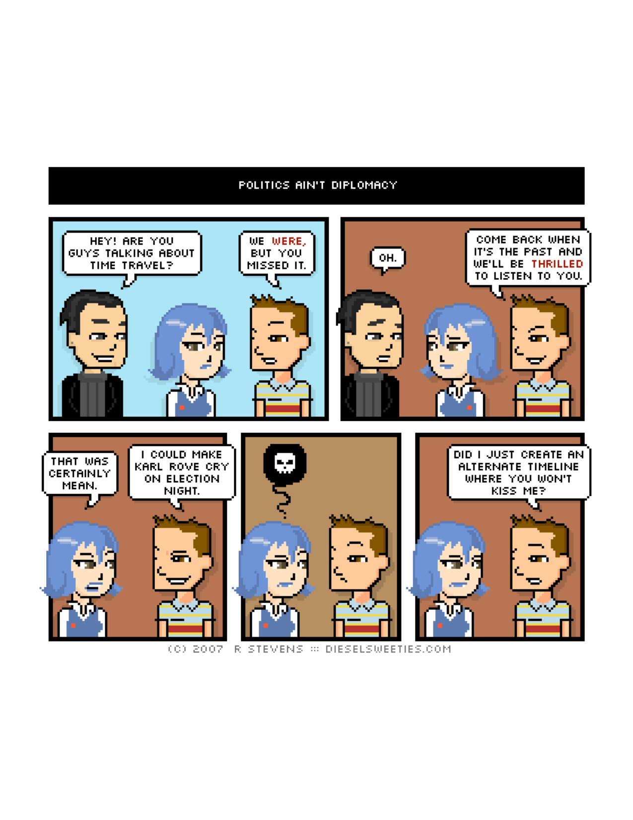 Diesel Sweeties (ebook volumes), page 155. Diesel Sweeties by R. Stevens, CC BY-NC. https://dieselsweeties.com/ebooks/