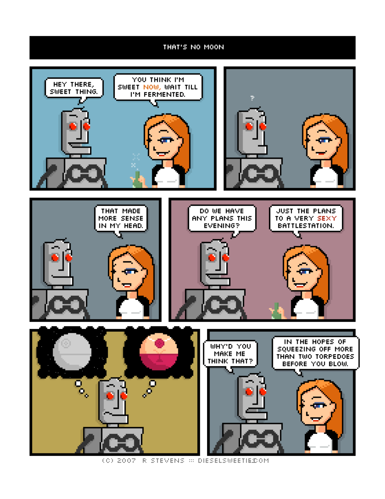 Diesel Sweeties (ebook volumes), page 157. Diesel Sweeties by R. Stevens, CC BY-NC. https://dieselsweeties.com/ebooks/