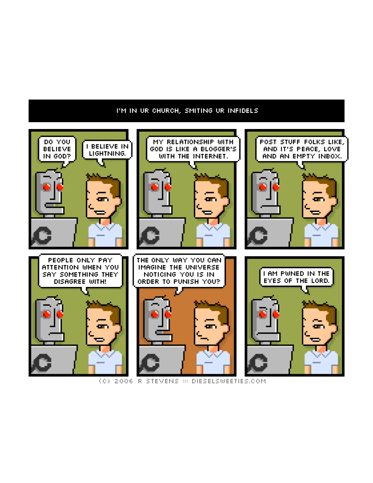 Diesel Sweeties (ebook volumes), page 17. Diesel Sweeties by R. Stevens, CC BY-NC. https://dieselsweeties.com/ebooks/